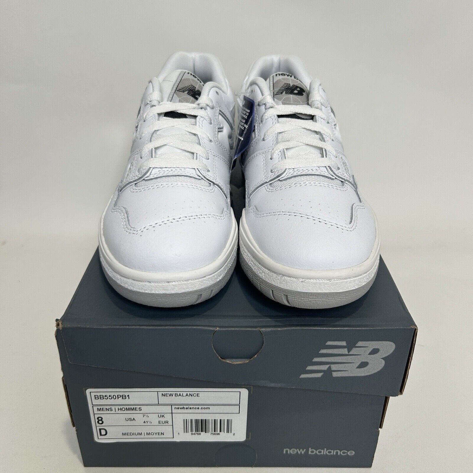 New Balance New Balance 550 “White Grey” 2024 Size US 8 / EU 41 - 2 Thumbnail