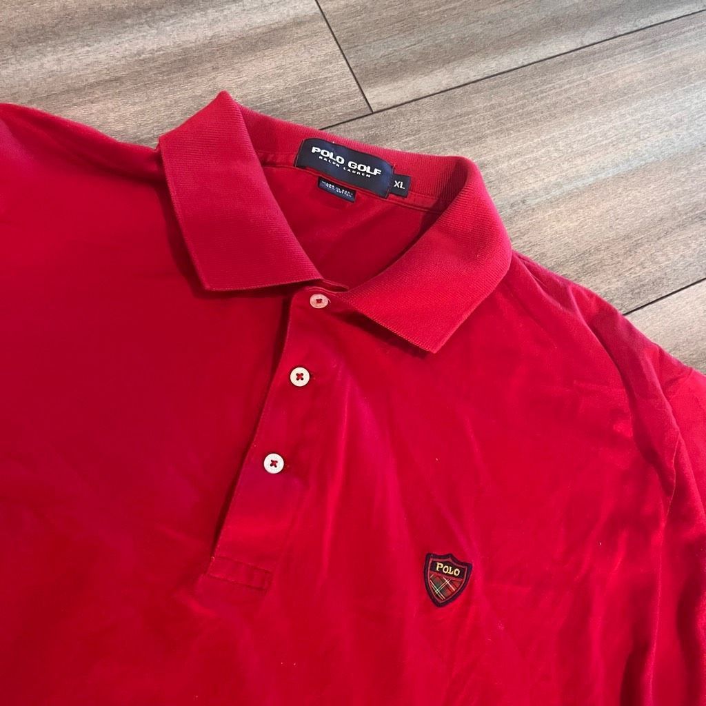 Polo Ralph Lauren Polo Ralph Lauren Red Golf Casual Polo Men XL Bin N-57 Size US XL / EU 56 / 4 - 2 Thumbnail