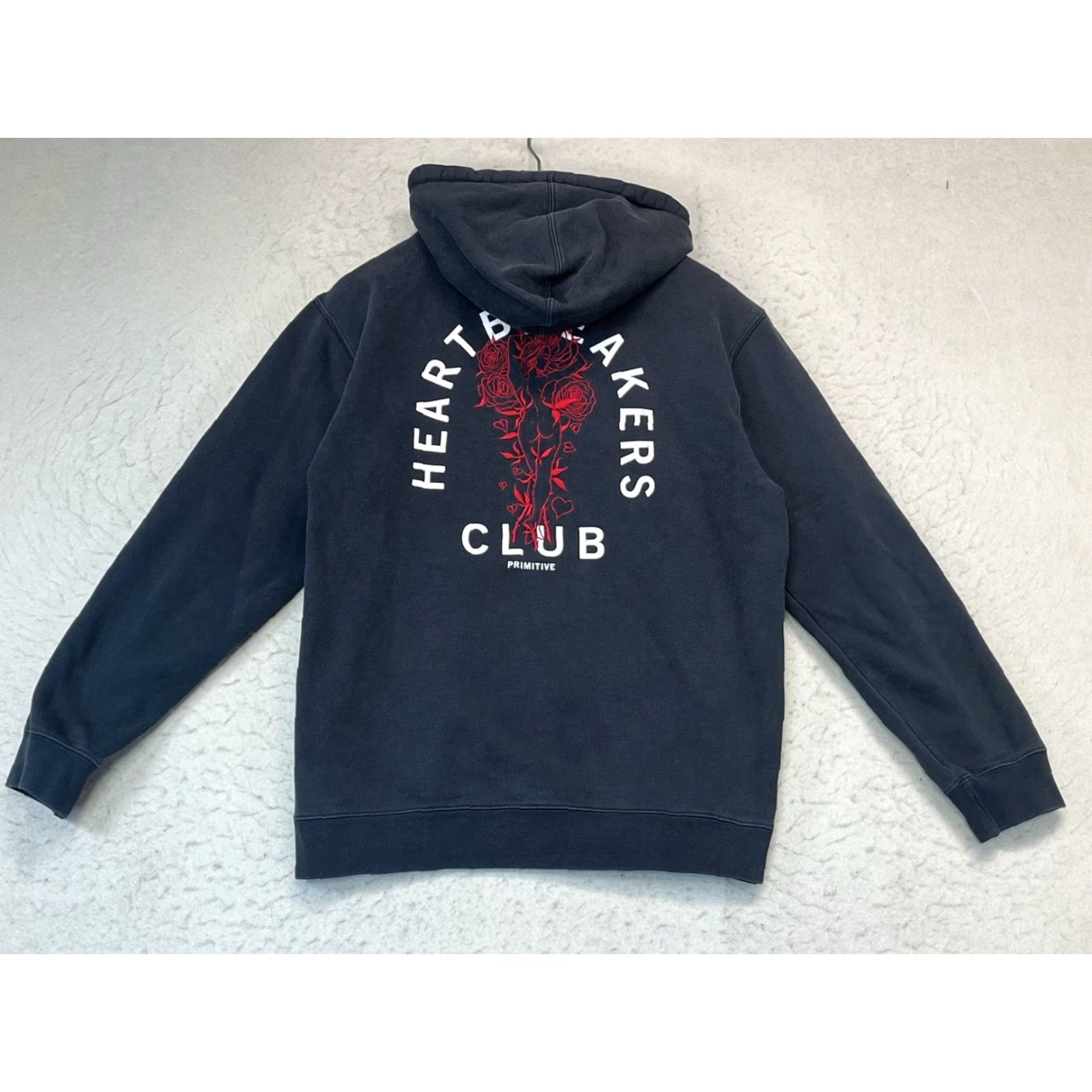 Primitive PRIMITIVE x Heartbreakers Club Hoodie Black Men's Size Medium Size US M / EU 48-50 / 2 - 2 Thumbnail