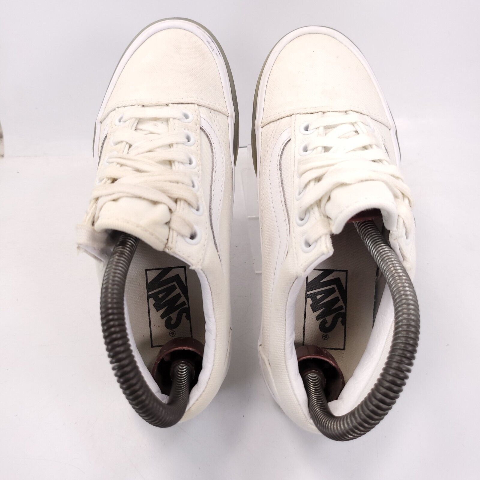 Vans Vans Off the Wall Old Skool Shoe Women Size 5.5 500714 White Size US 5.5 / IT 35.5 - 4 Thumbnail