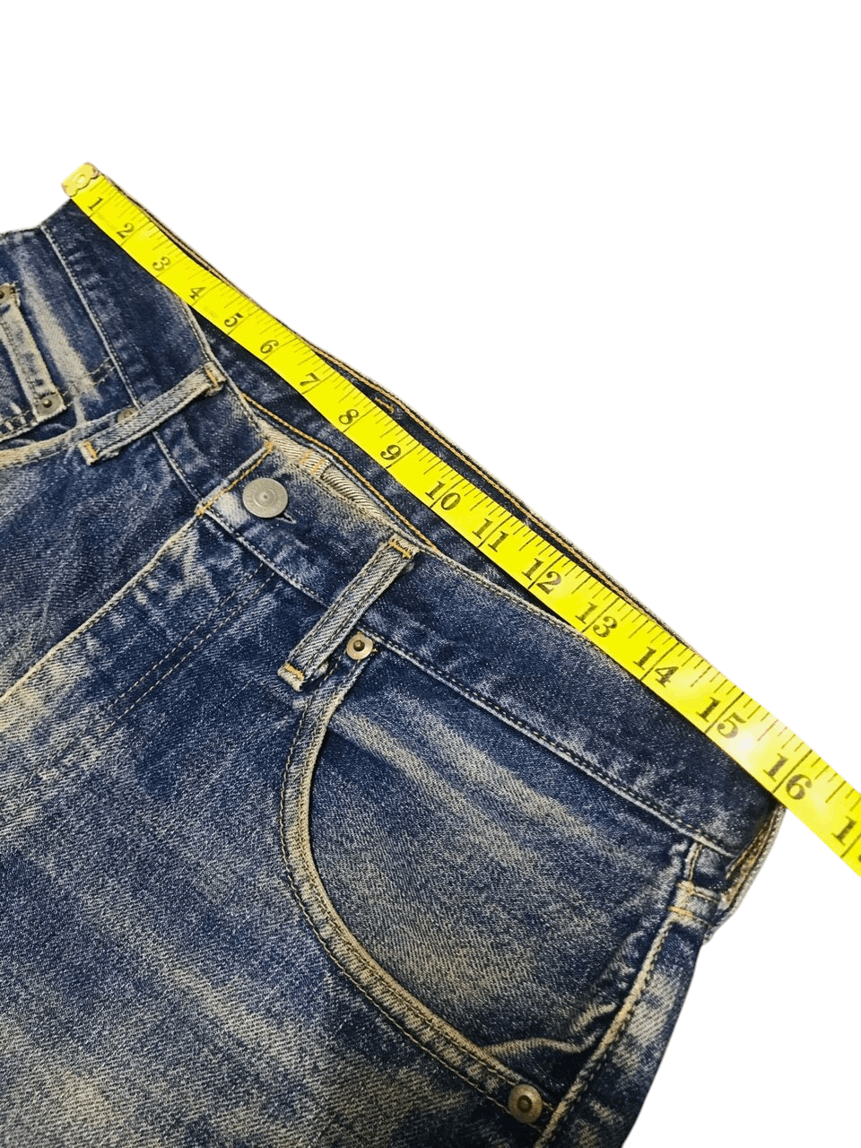 Levi's Vintage Levis 502 Big E Salvage Denim Size US 32 / EU 48 - 11 Thumbnail