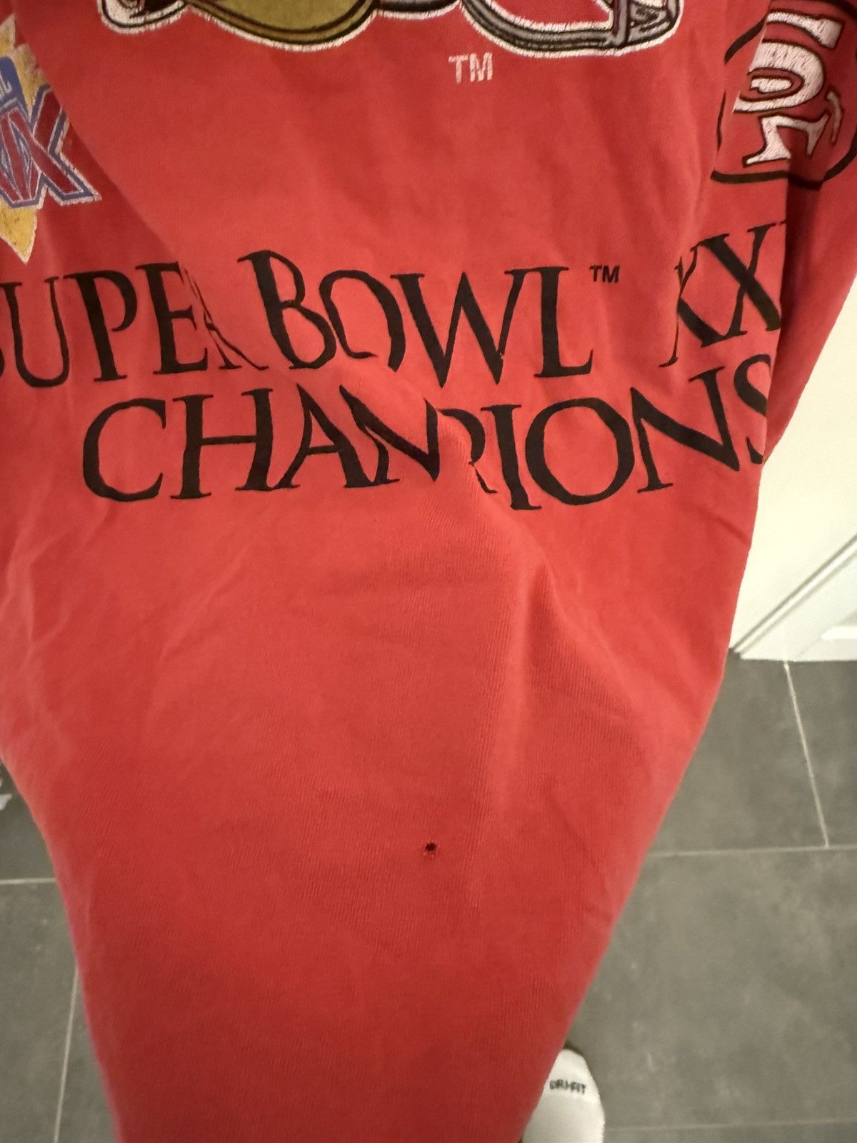 Vintage 49ers Vintage Super Bowl Tee Size US XL / EU 56 / 4 - 5 Thumbnail