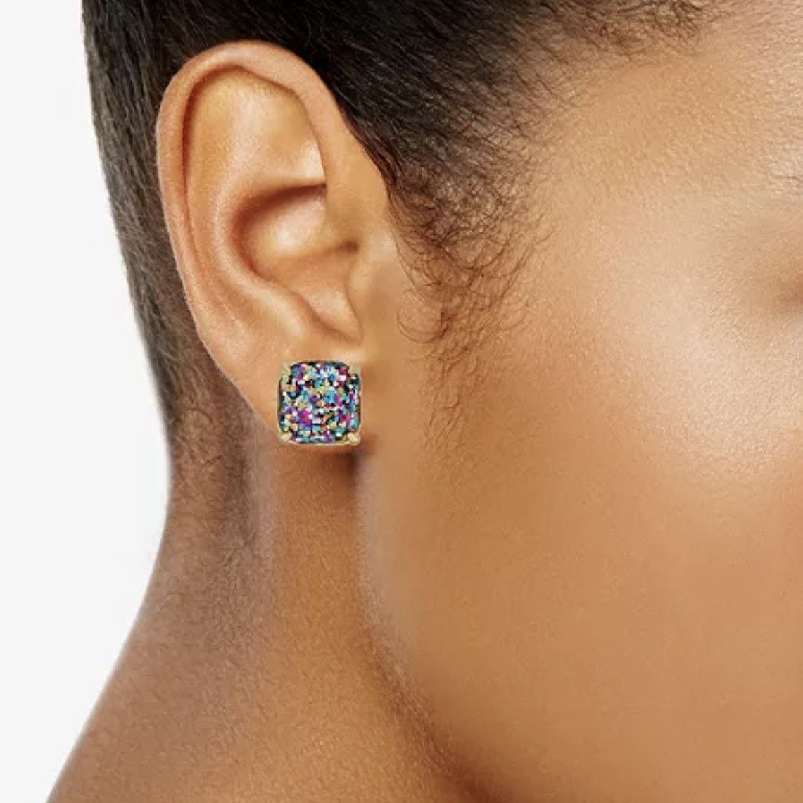 Kate Spade Kate Spade multicolor confetti square stud earrings Size ONE SIZE - 2 Thumbnail