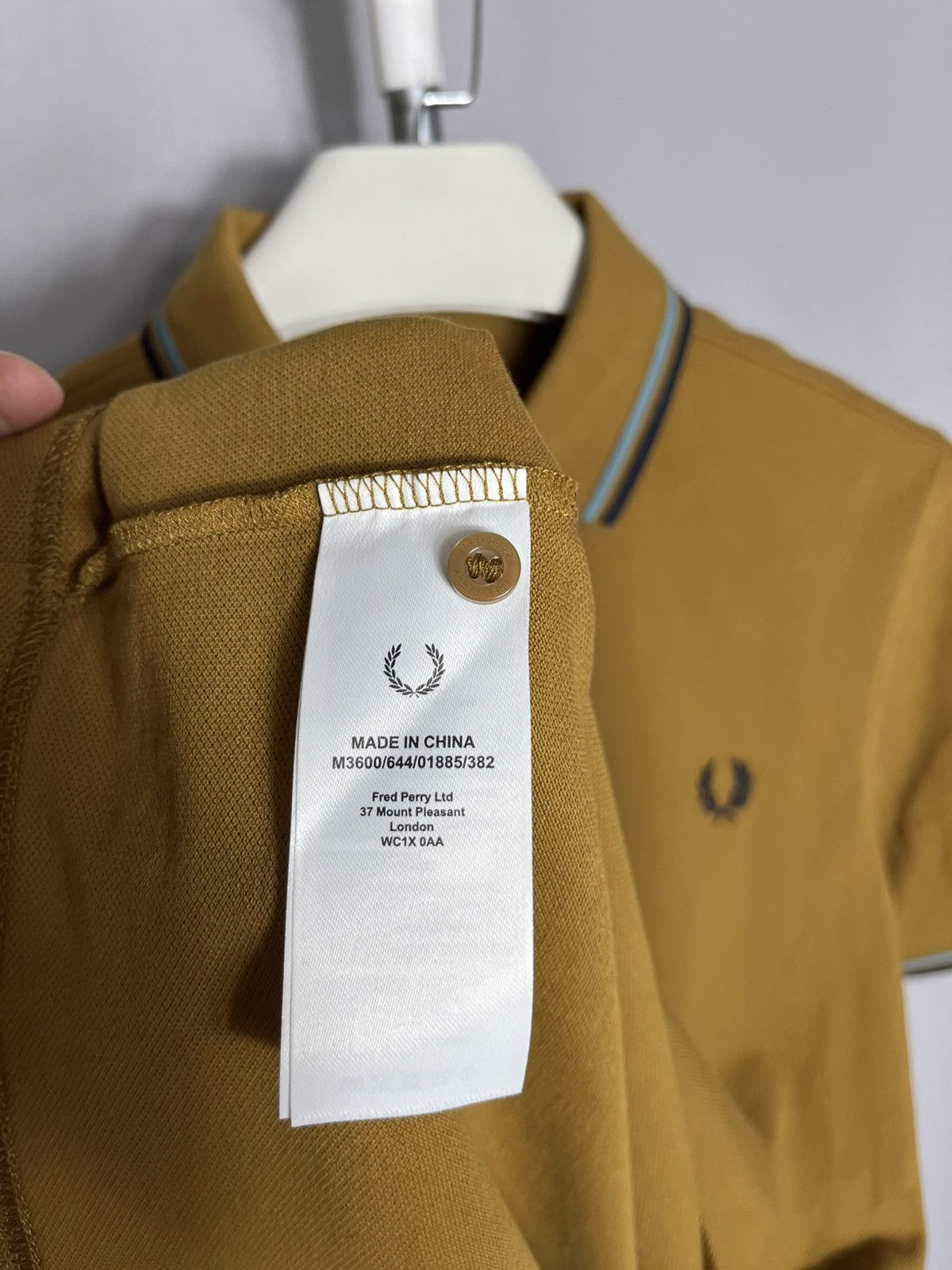 Fred Perry Fred Perry mens polo shirt caramel cotton short sleeve Size US M / EU 48-50 / 2 - 5 Thumbnail