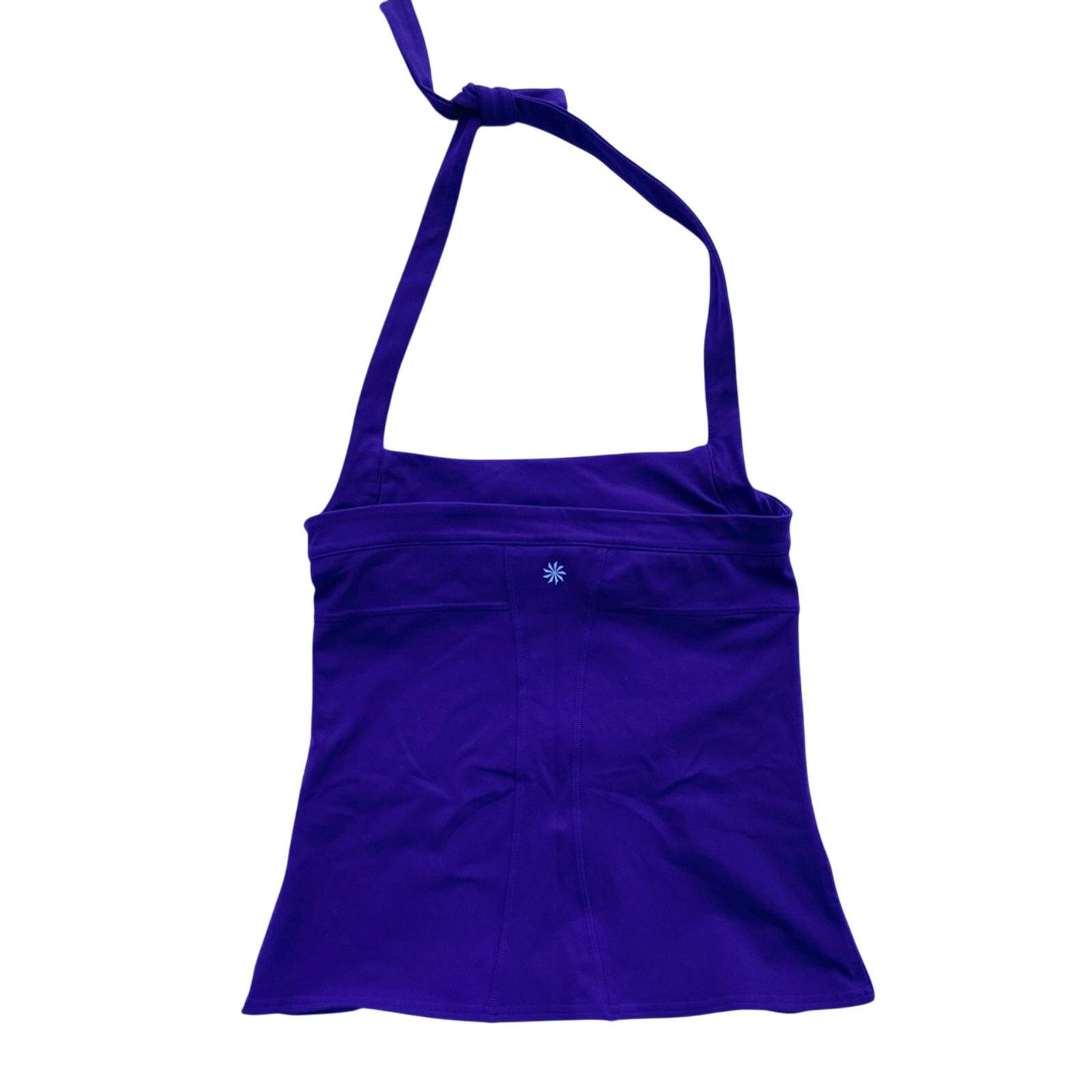 Athleta New Athleta Womens Medium Shelf Bra Purple Halter Tank Top Size M / US 6-8 / IT 42-44 - 2 Thumbnail