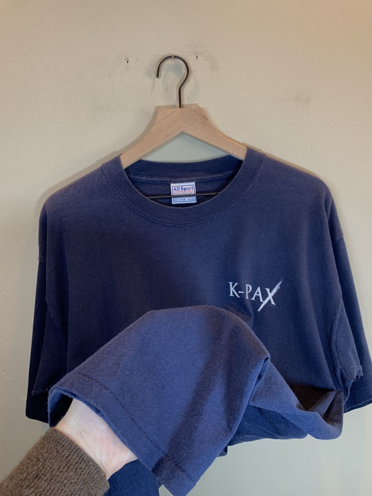 Vintage *RARE* Vintage K-Pax Movie Promo 2001 Single Stitch T-Shirt Size US XL / EU 56 / 4 - 3 Thumbnail