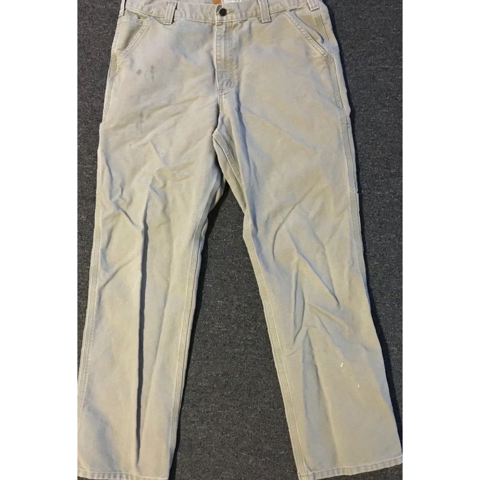 Carhartt VINTAGE Carhartt Pants 34/32 Relaxed Fit Tan 90s Grunge USA Outdoor Cargo Size US 34 / EU 50 - 2 Thumbnail