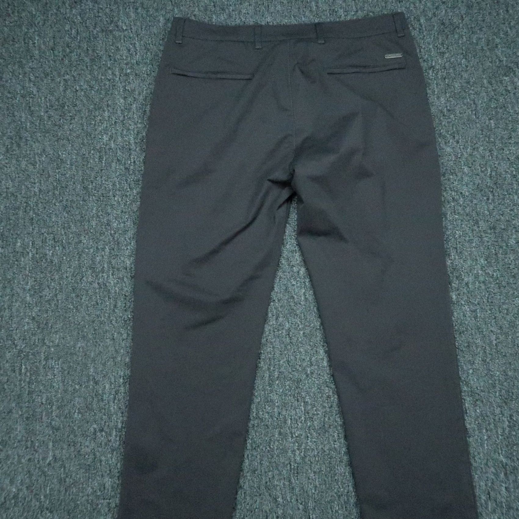 Vintage Twillory Pants Mens 33x30 Gray Tailored Performance Stretch Flat Front Chino Slacks Size US 33 - 5 Thumbnail