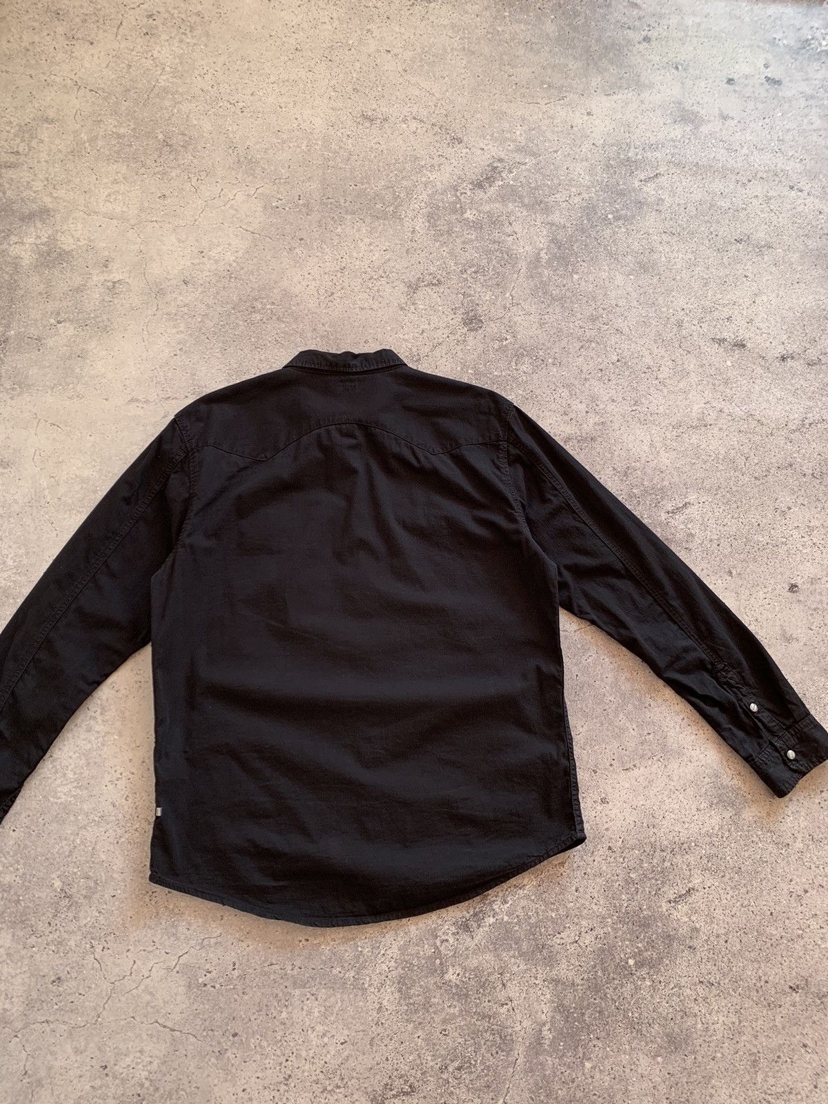 Edwin Vintage Edwin Black Button Up Shirt Japanese Brand L Size Size US L / EU 52-54 / 3 - 10 Thumbnail