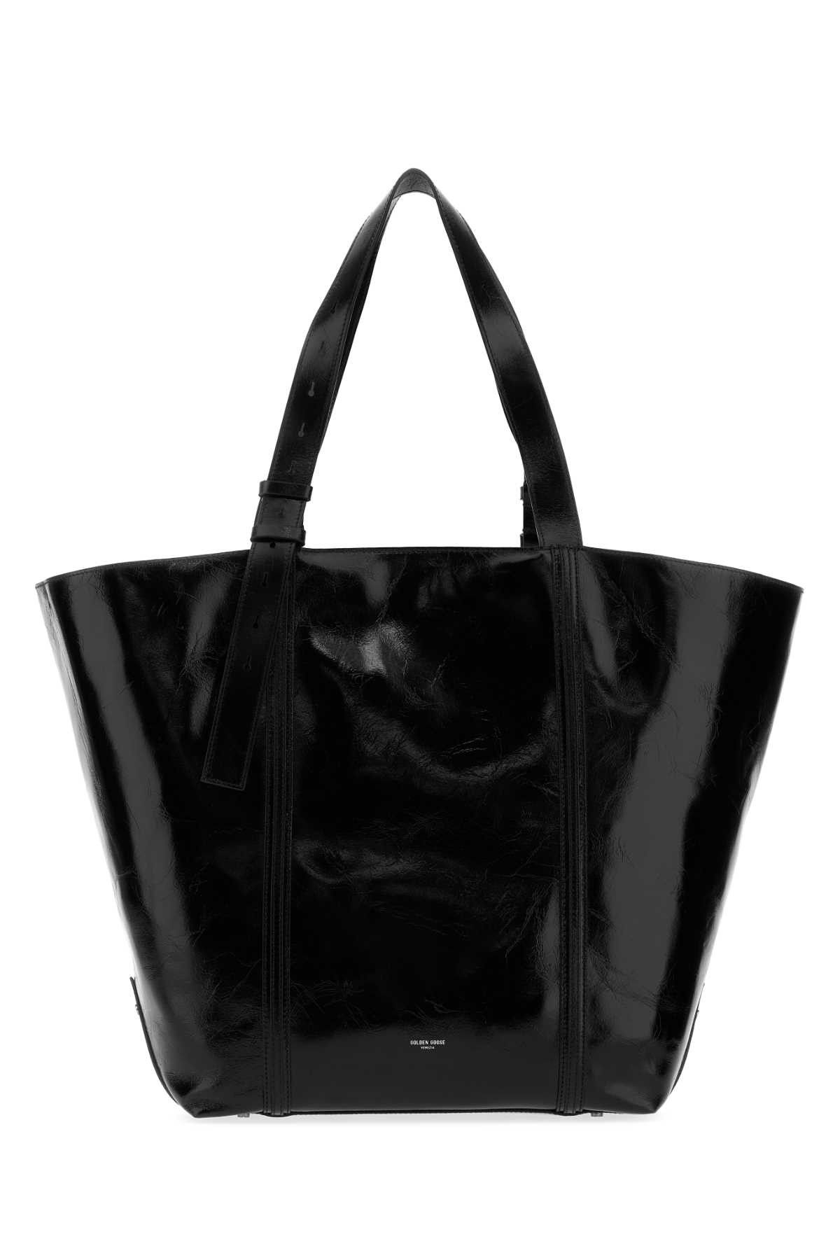 Golden Goose Black Leather 24.7 Shopping Bag Size ONE SIZE - 1 Thumbnail