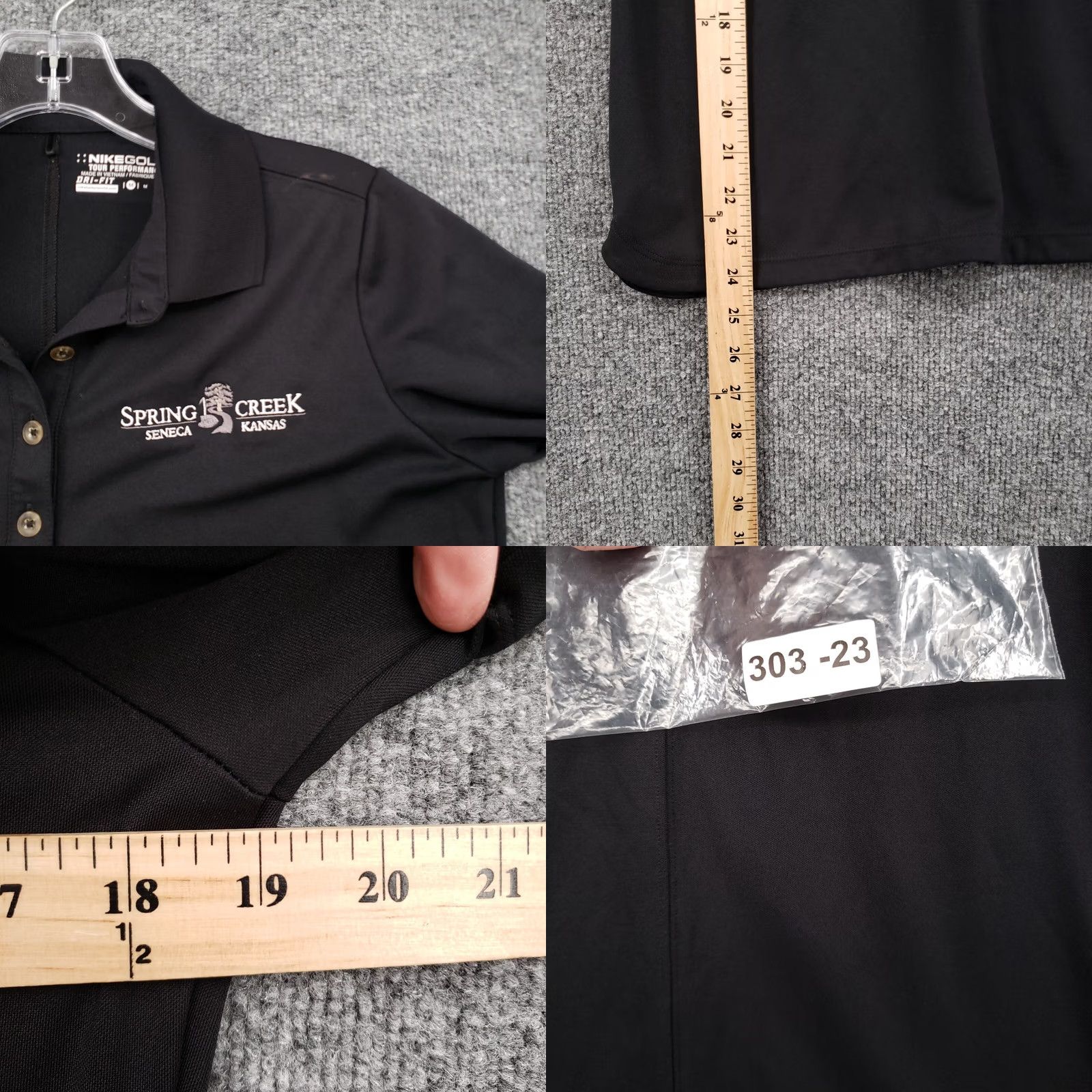 Nike Nike Golf Polo Shirt Womens M Black Tour Performance Dri-Fit Size M / US 6-8 / IT 42-44 - 8 Thumbnail