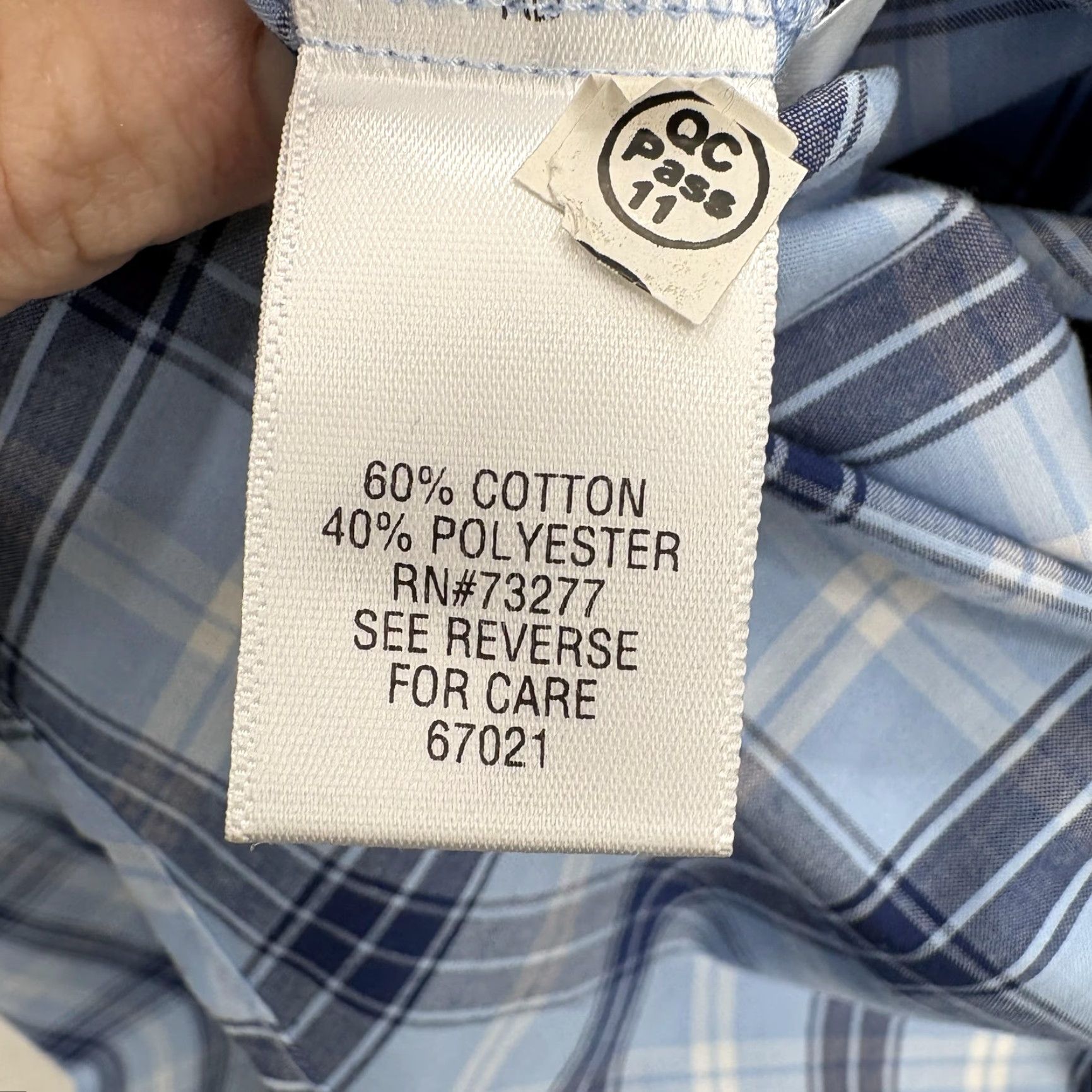Croft & Barrow Croft & Barrow Easy Care Shirt Mens Small Blue Plaid Short Sleeve Button-Up NWT Size US S / EU 44-46 / 1 - 6 Thumbnail
