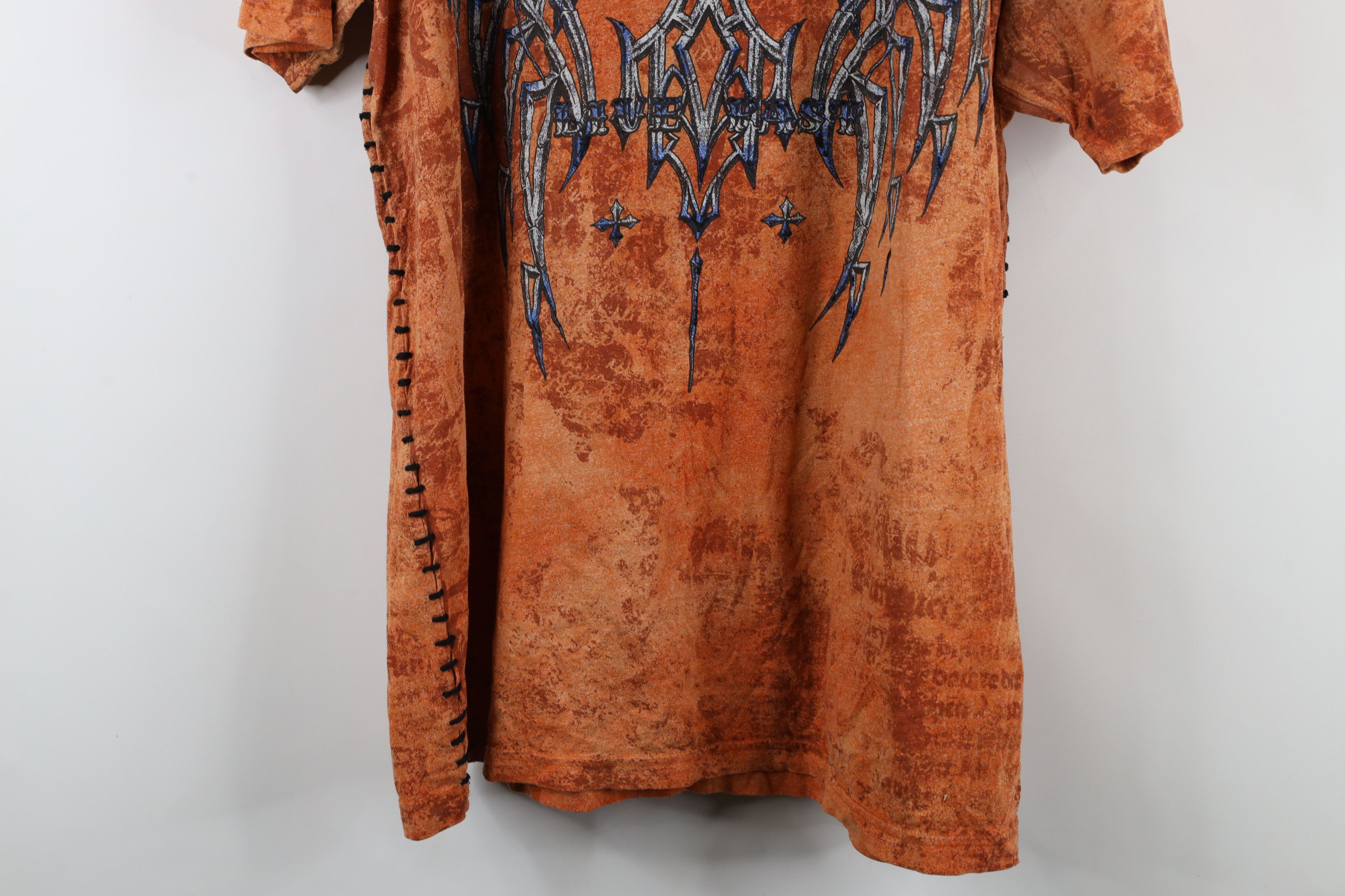 Affliction × Vintage Vintage Affliction Acid Wash UFC MMA Fighting T-Shirt USA Size US XXL / EU 58 / 5 - 12 Thumbnail