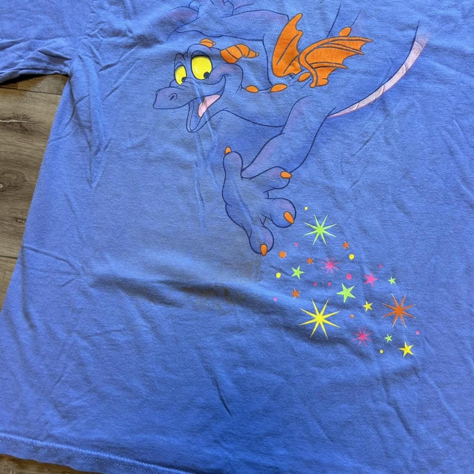 Disney Disney Men's Blue and Purple Tshirt Size US L / EU 52-54 / 3 - 3 Thumbnail