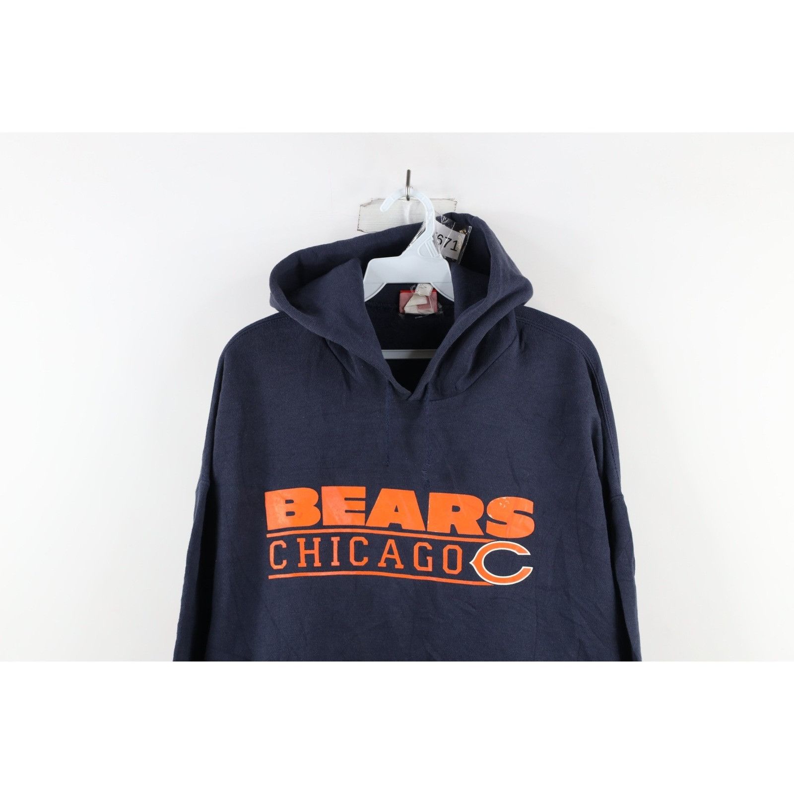 Vintage Vintage Distressed Spell Out Chicago Bears Football Hoodie Size US XXL / EU 58 / 5 - 2 Thumbnail