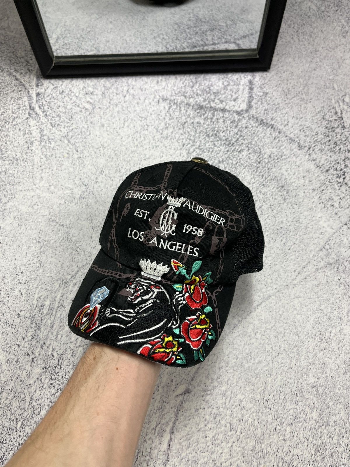 Christian Audigier × Ed Hardy × Vintage Y2K vintage Ed hardy cap