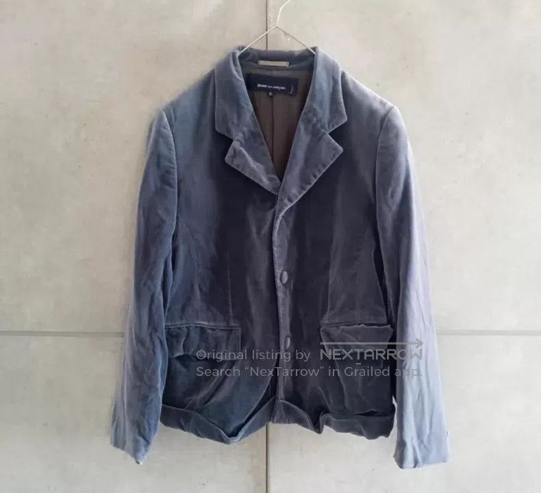 Comme des Garcons Comme Des Garcons Early short suit jacket, grey-blue vinta Size S / US 4 / IT 40 - 1 Thumbnail