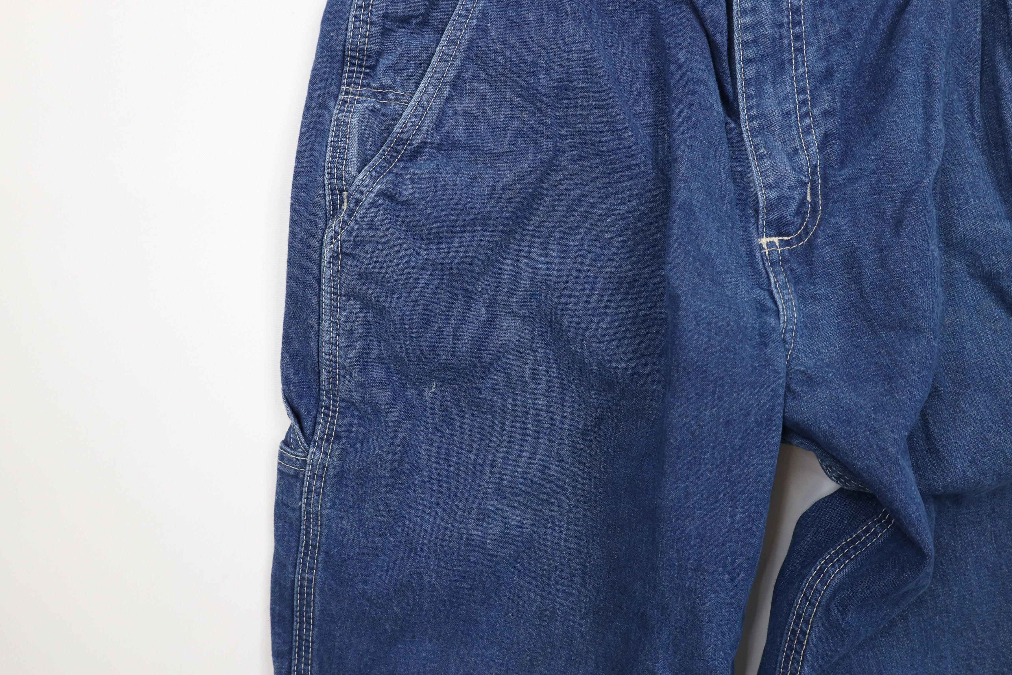 Carhartt × Vintage Vintage Carhartt FR Flame Resistant Wide Leg Dungaree Jeans Size US 34 / EU 50 - 7 Thumbnail