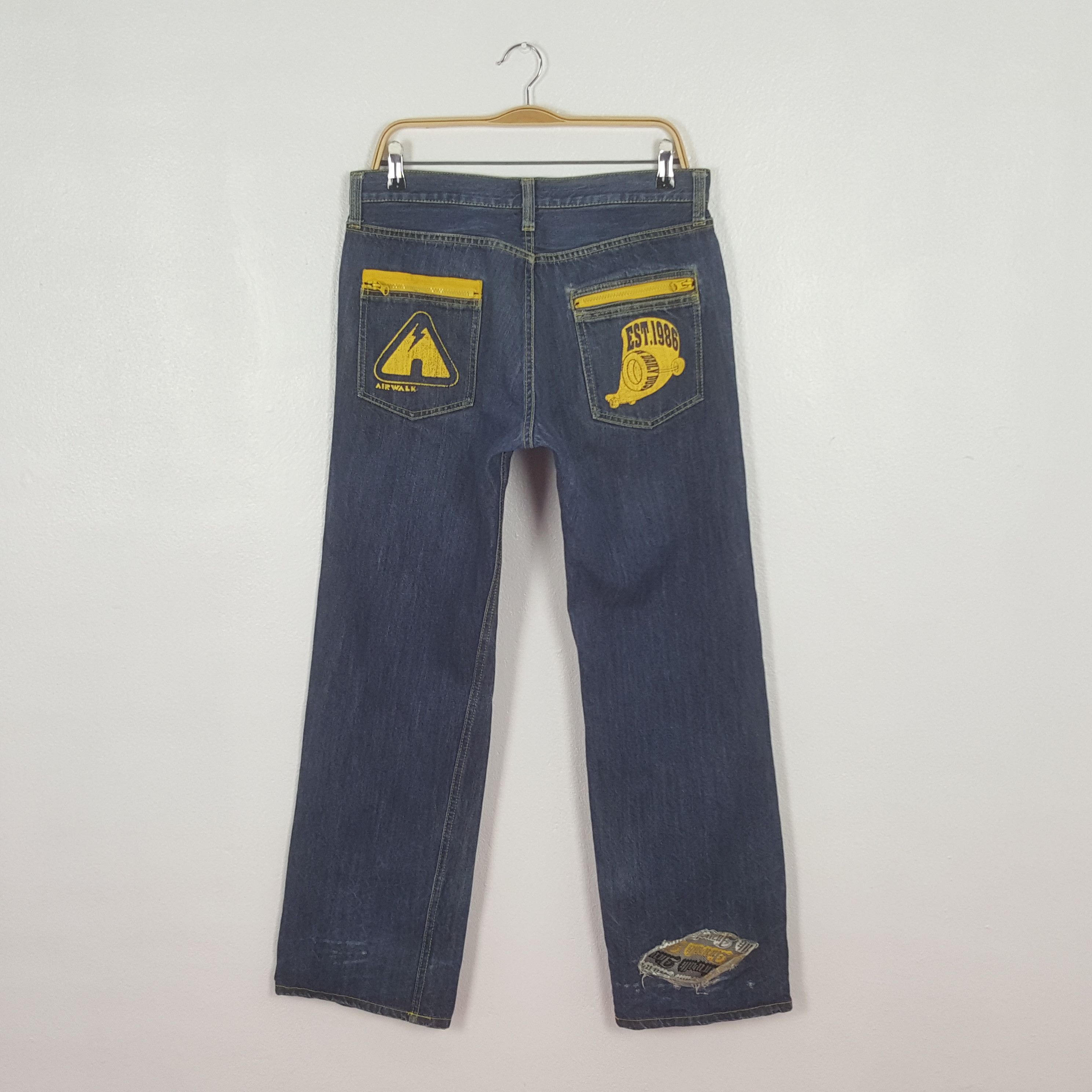 Airwalk Vintage Airwalk American Skateboard Denim Jeans C297N29 Size US 30 / EU 46 - 4 Thumbnail