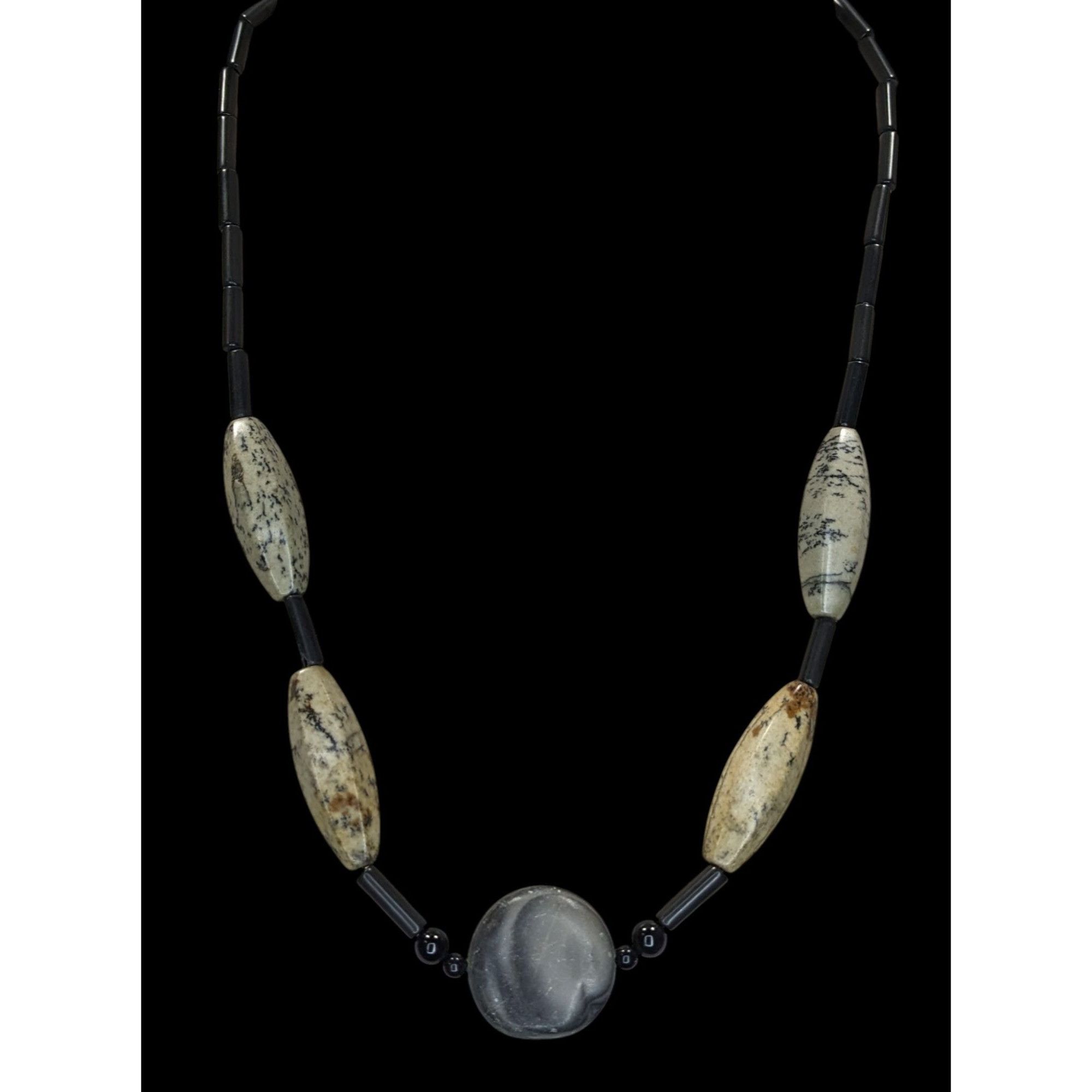 Other Vintage Nature Inspired Multi-Stone Beaded Necklace 21" With Size ONE SIZE - 4 Thumbnail