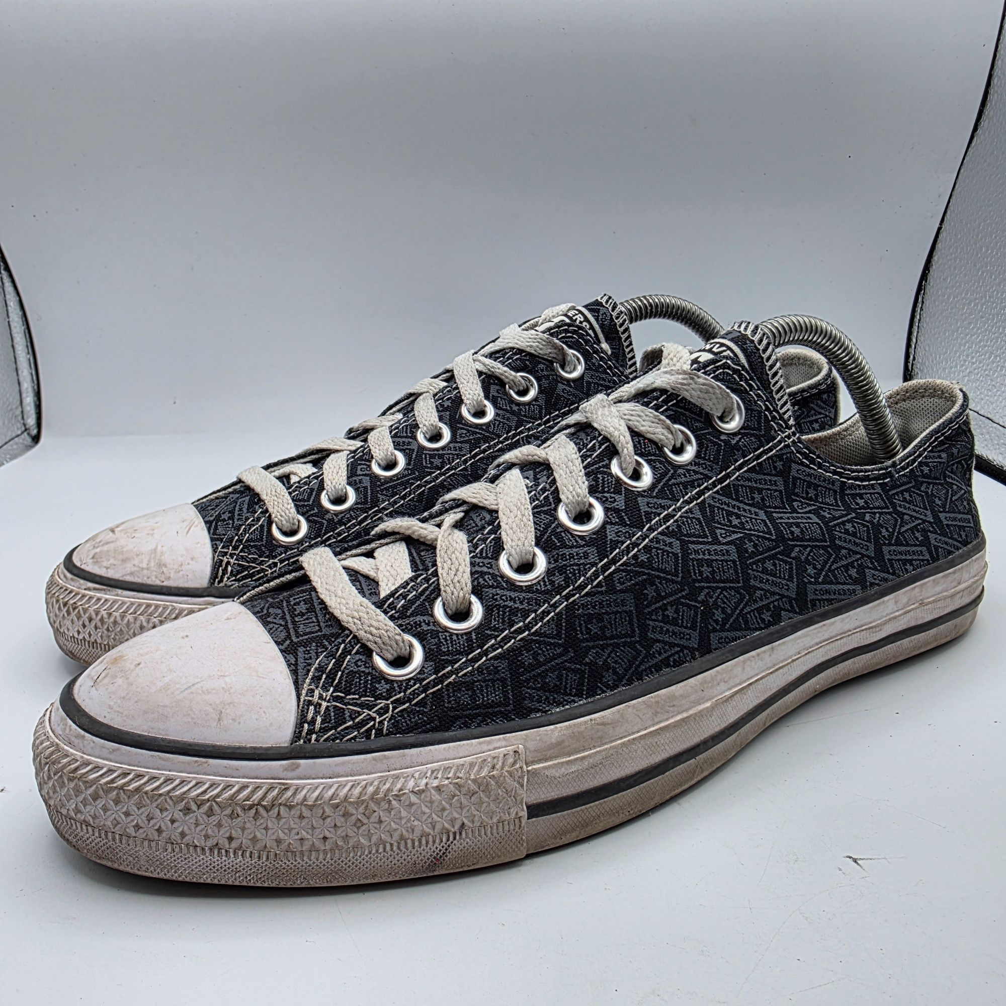 Converse Converse All Star Low Allover License Plate Prints Mens Size Size US 9 / EU 42 - 4 Thumbnail