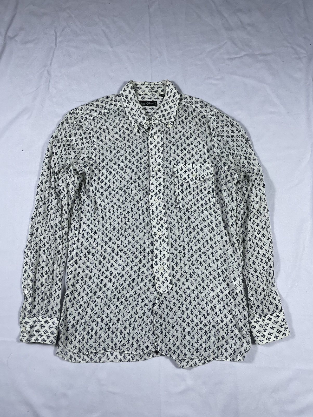 Beams Plus × Japanese Brand × Vintage BEAMS International gallery full print long shirt Size US M / EU 48-50 / 2 - 1 Thumbnail