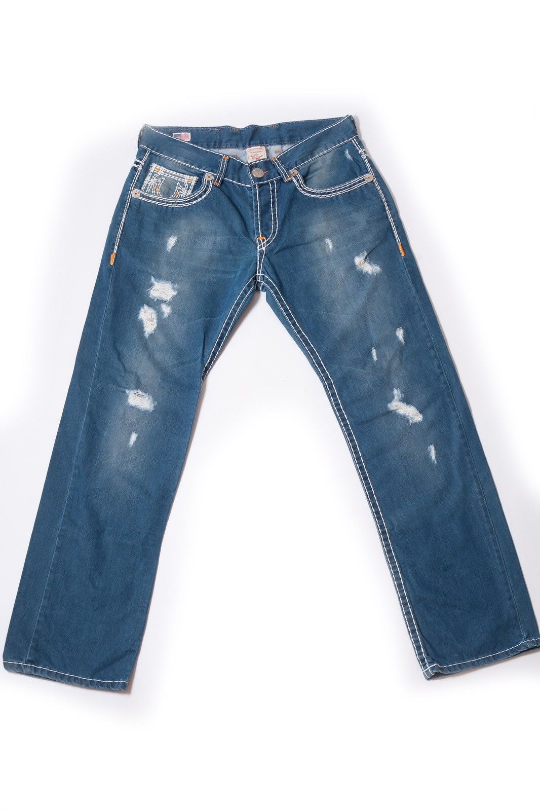 True Religion Vintage True Religion Jackson Denim Jeans Size US 34 / EU 50 - 1 Thumbnail