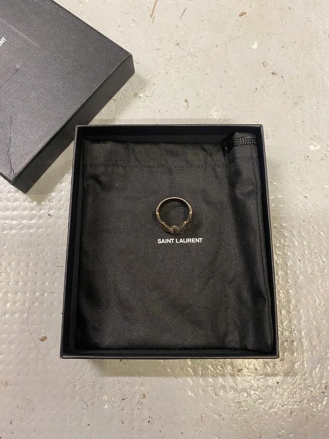 Saint Laurent Paris 2010s Saint Laurent Woven Stainless Steel Ring Size ONE SIZE - 3 Thumbnail