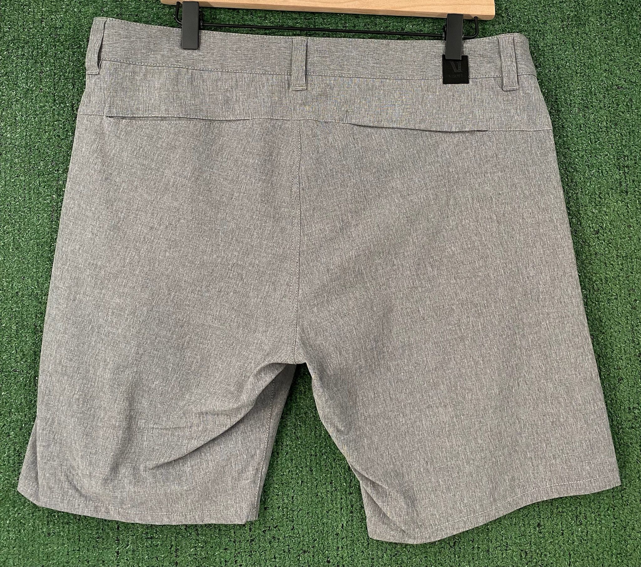 Vuori Vuori Aim Concrete Grey Heather Performance Shorts Size 35 Size US 34 / EU 50 - 4 Thumbnail