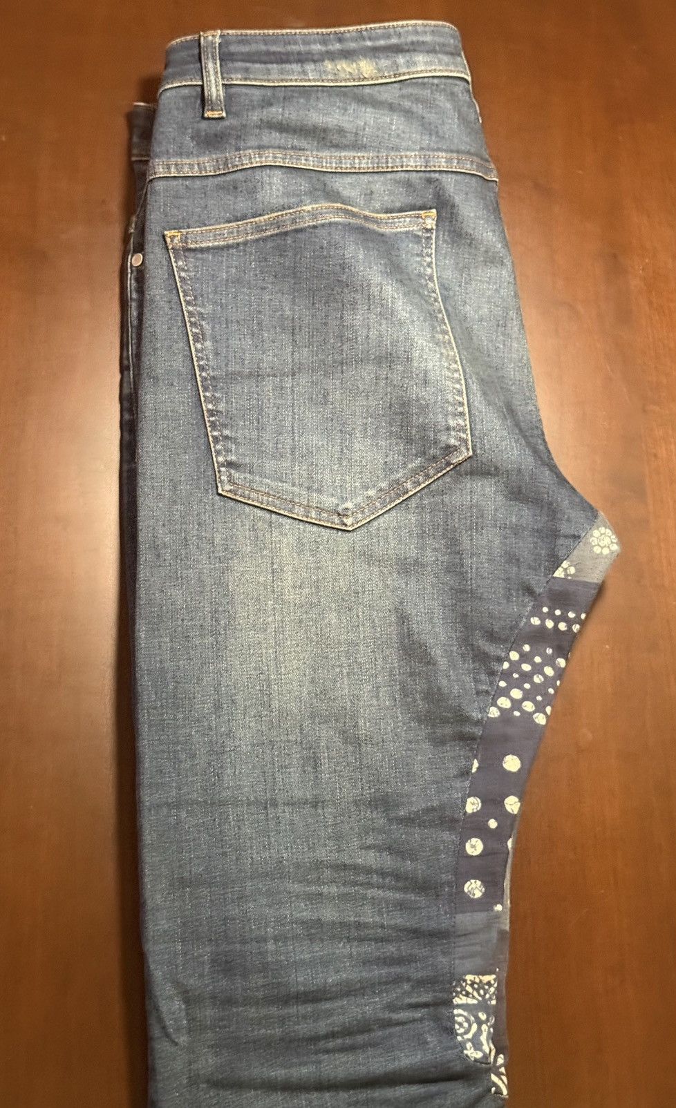Alchemist The Alchemist Bandana Print Straight Leg Jeans Size US 36 / EU 52 - 7 Thumbnail