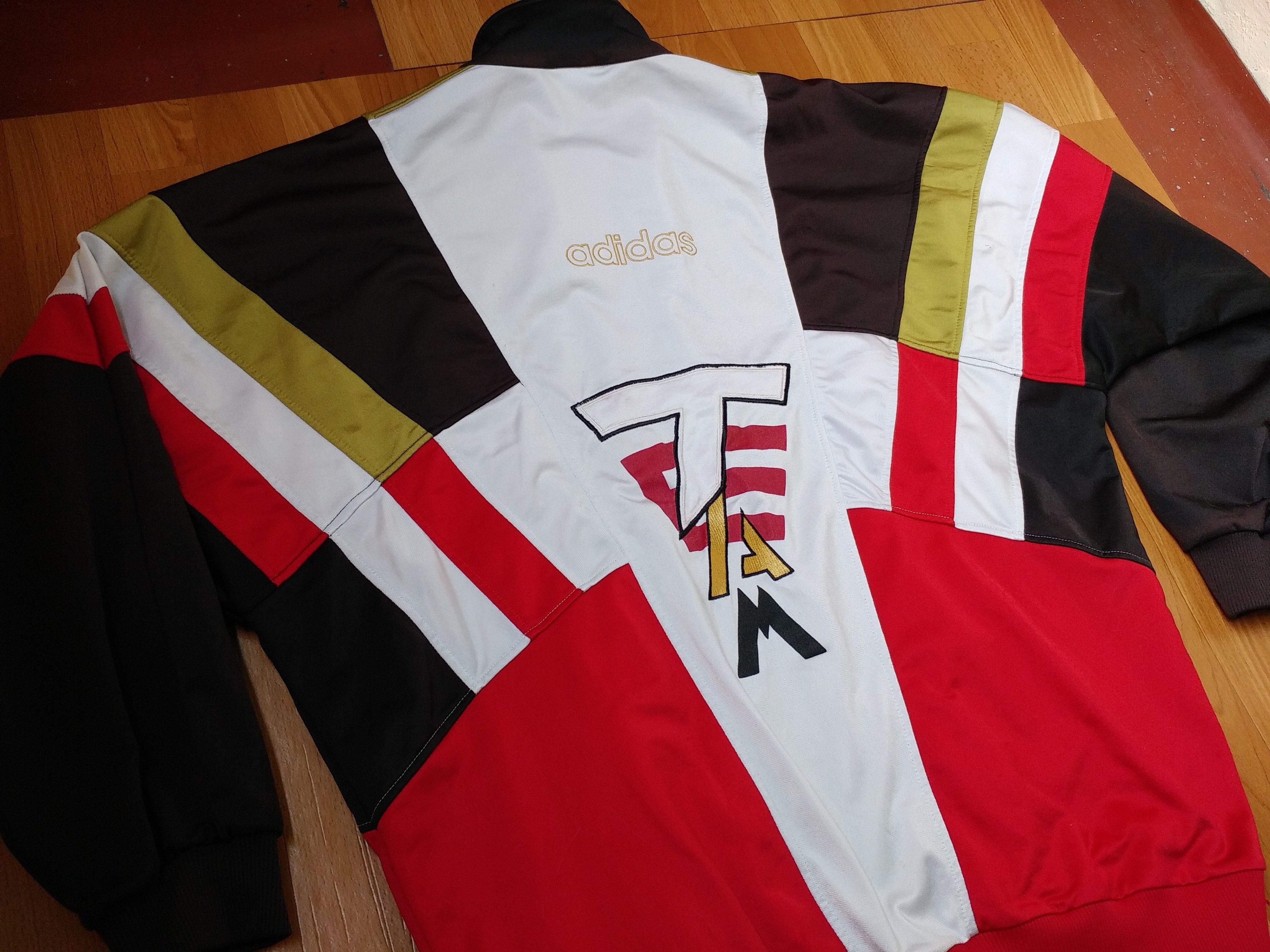 Adidas × Vintage ADIDAS jacket, vintage Adidas Team 90s hip hop 1990s size L Size US L / EU 52-54 / 3 - 8 Thumbnail