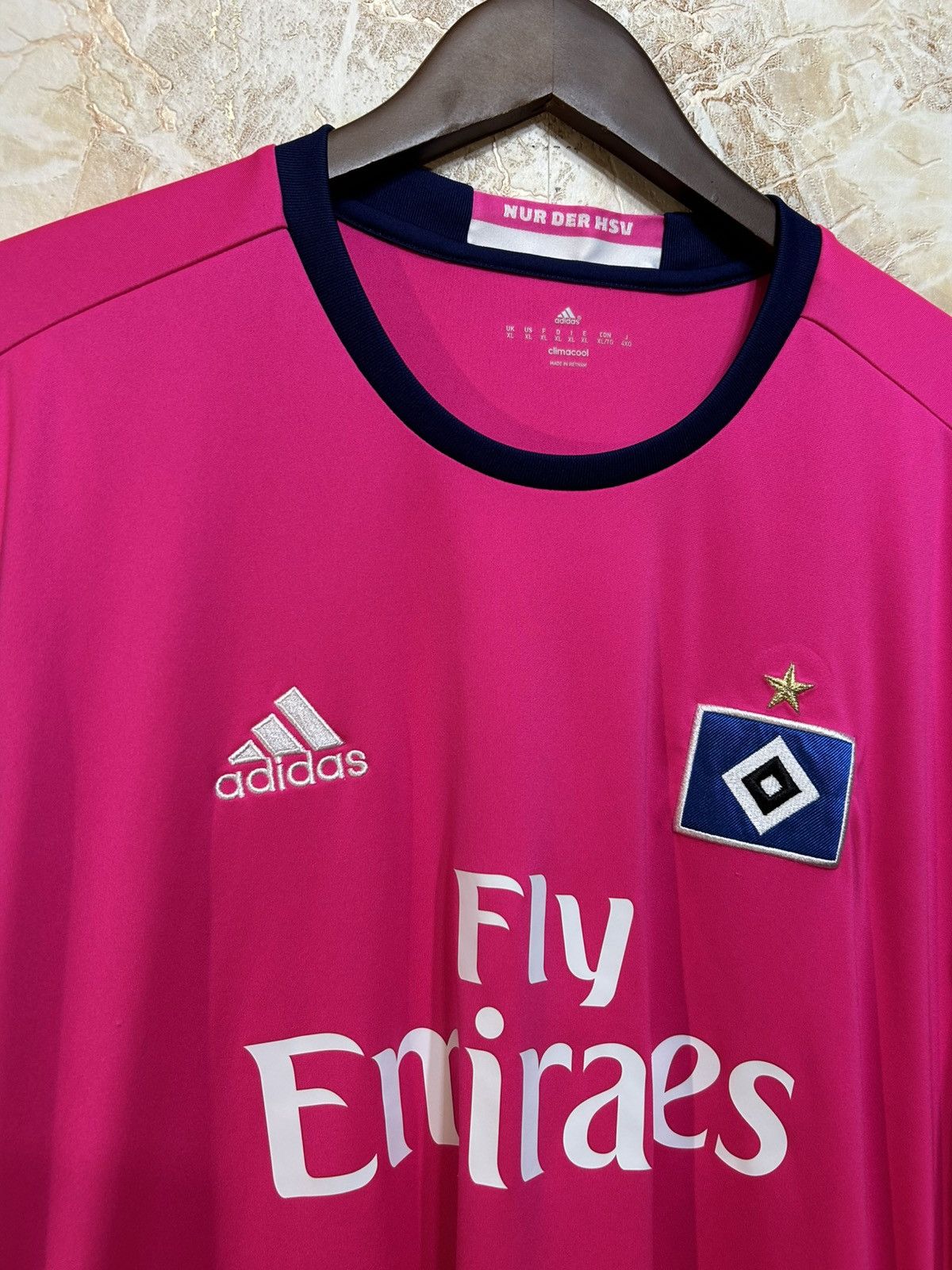 Adidas Hamburger SV 2016-2017 Soccer Jersey Adidas Football Shirt Size US XL / EU 56 / 4 - 3 Thumbnail