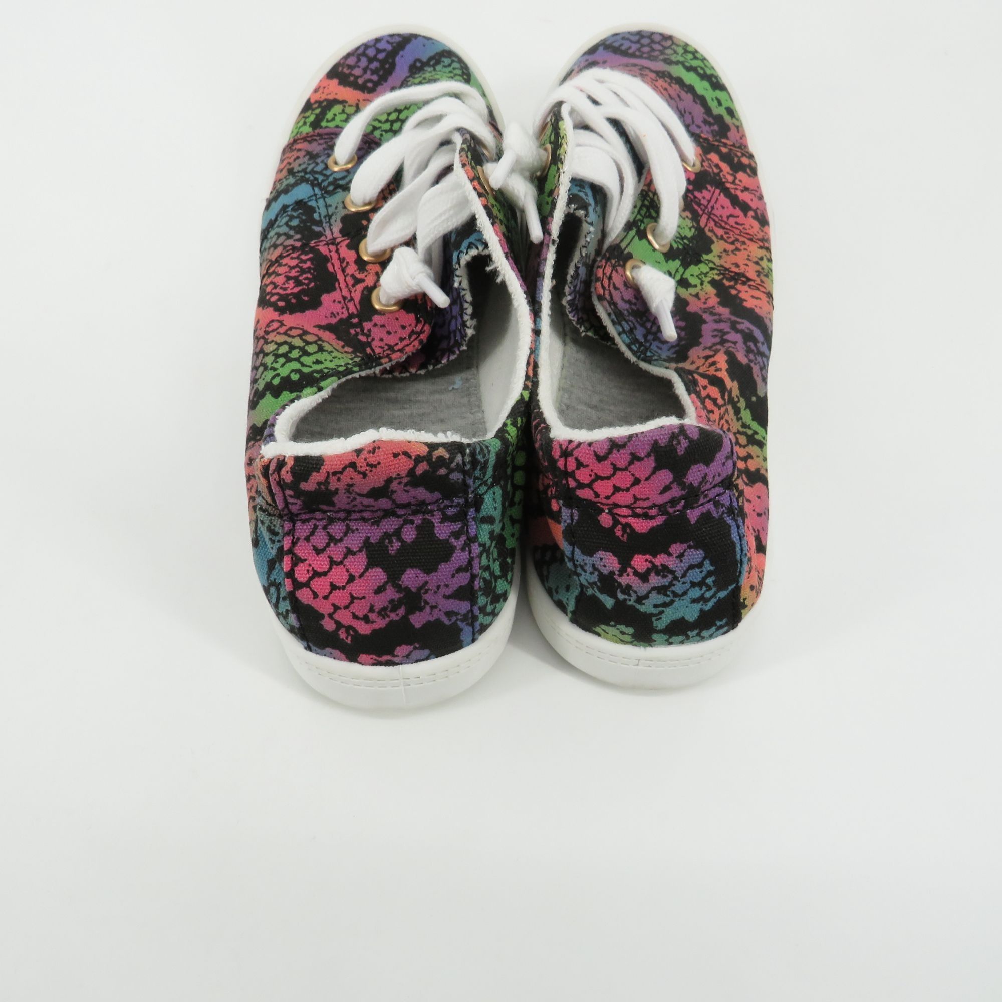 Other Jellypop Womens Rainbow Snake Print Sneakers Lace-Up 6.5 NEW Size US 6.5 / IT 36.5 - 4 Thumbnail