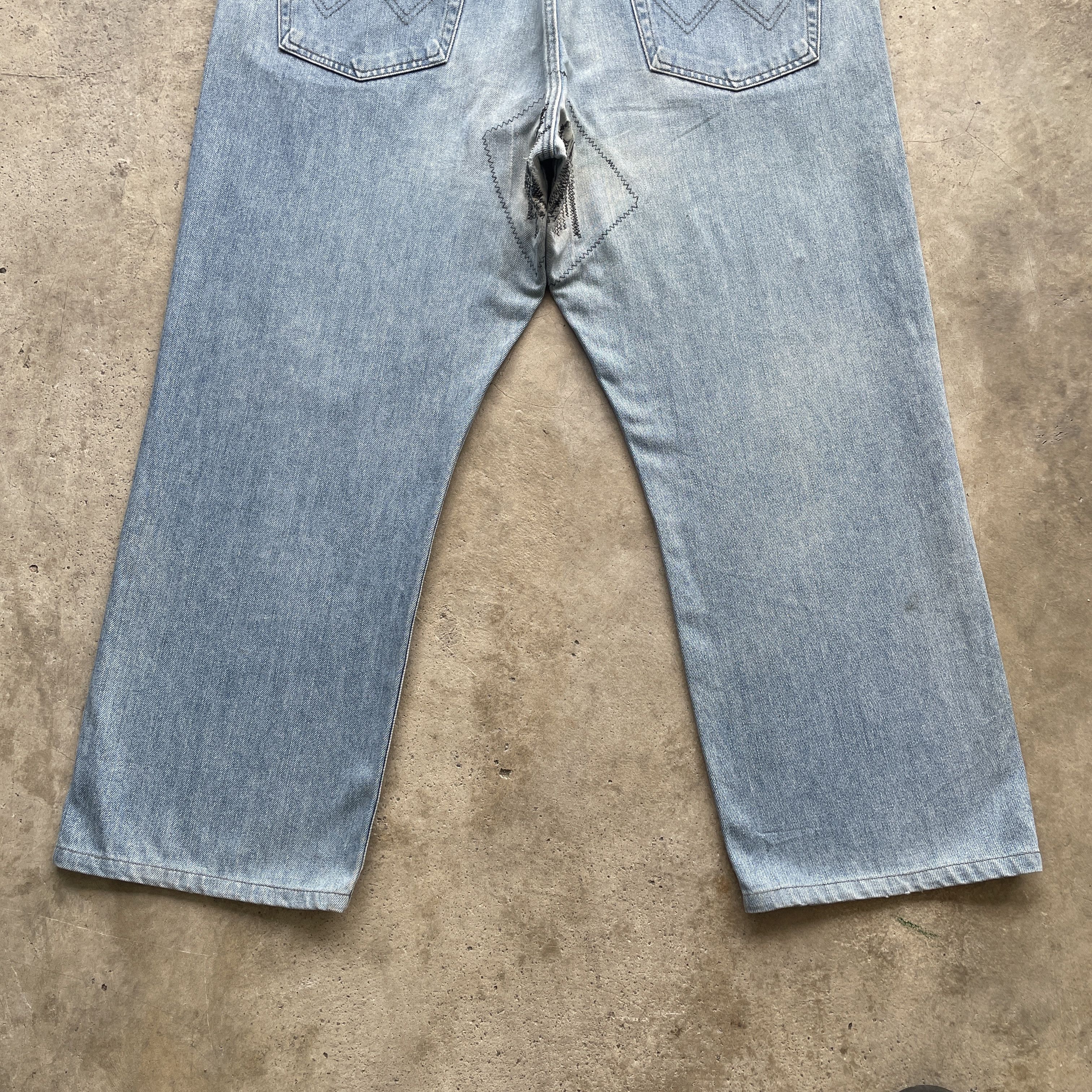 Edwin × Japanese Brand VINTAGE EDWIN DENIM FADED JEANS PANTS W40x27 Size US 40 / EU 56 - 13 Thumbnail