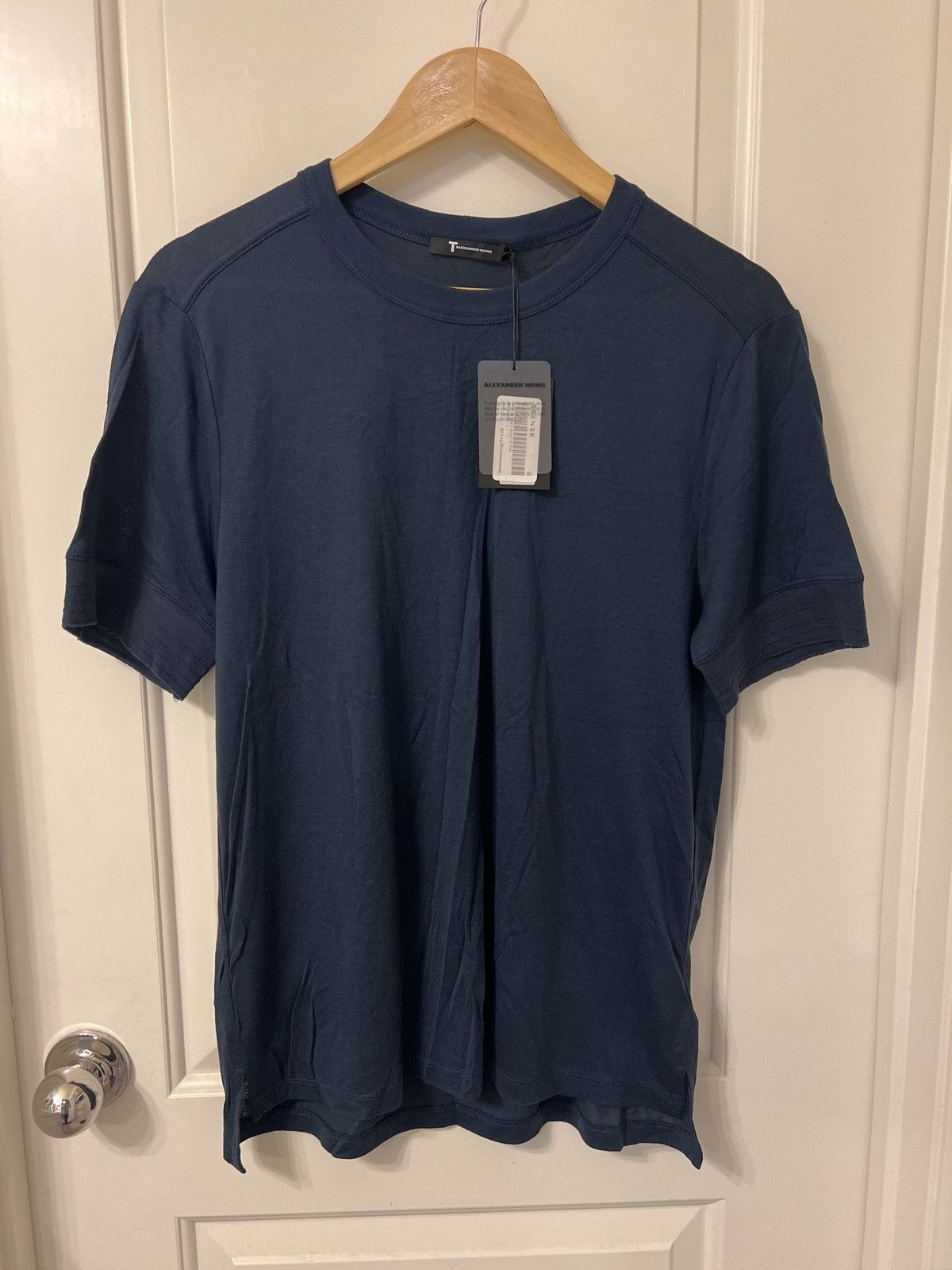 Alexander Wang × T by Alexander Wang T by Alexander Wang sz S Silk Elastic Sleeve Tee Size US S / EU 44-46 / 1 - 1 Thumbnail