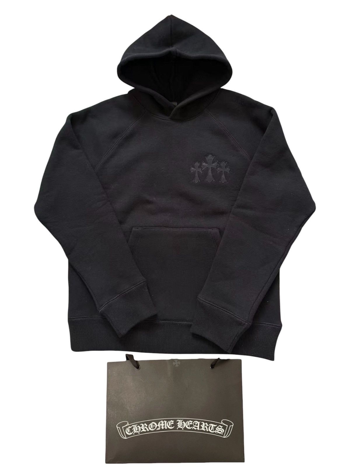 Chrome Hearts Chrome Hearts XL 711 Cemetery Cross Nylon Hoodie Sweater Size US XL / EU 56 / 4 - 1 Thumbnail