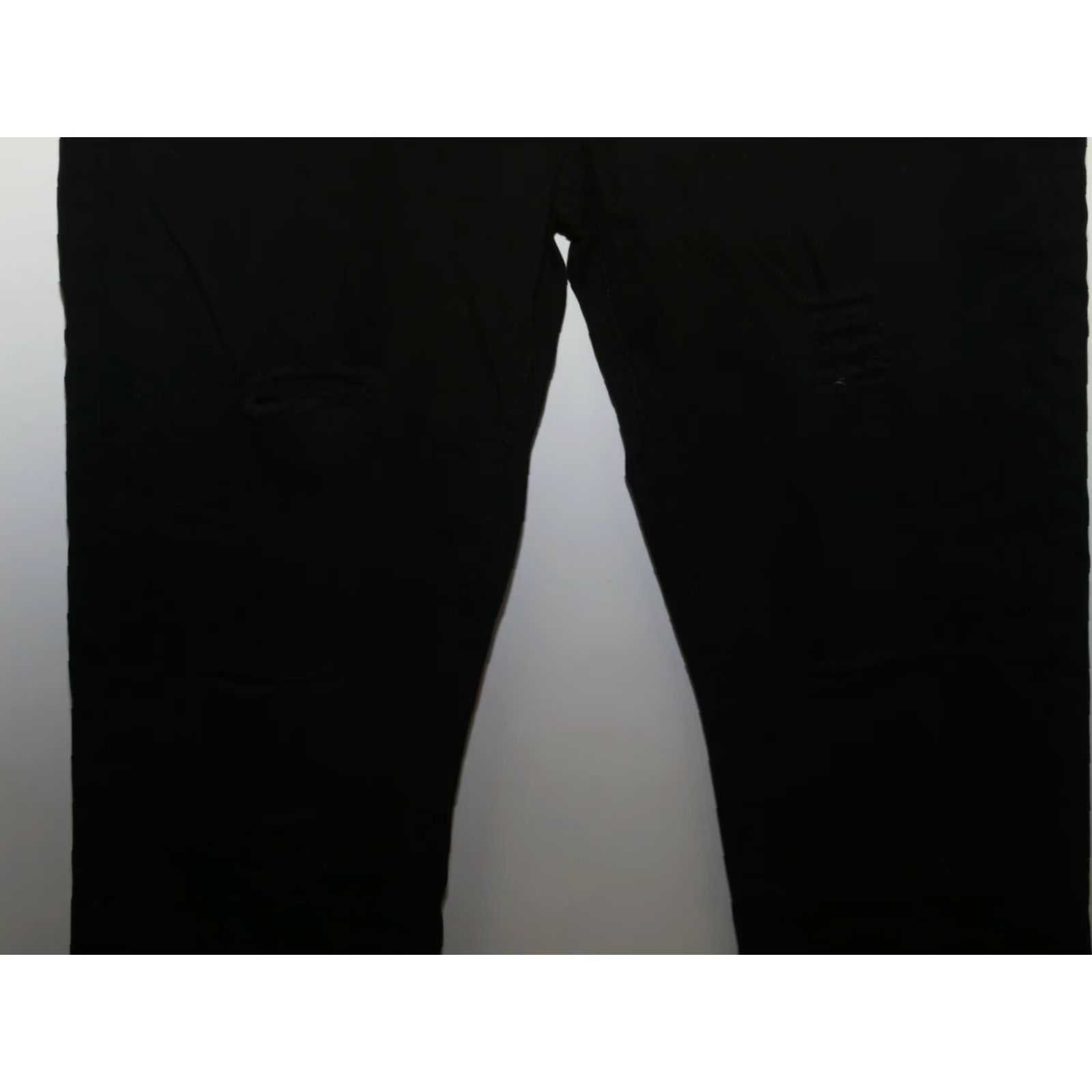 Vintage Galmint Women's High Rise Black Denim Jeans Size US 14 32X30 NWT Size 36" / US 14 / IT 50 - 5 Thumbnail