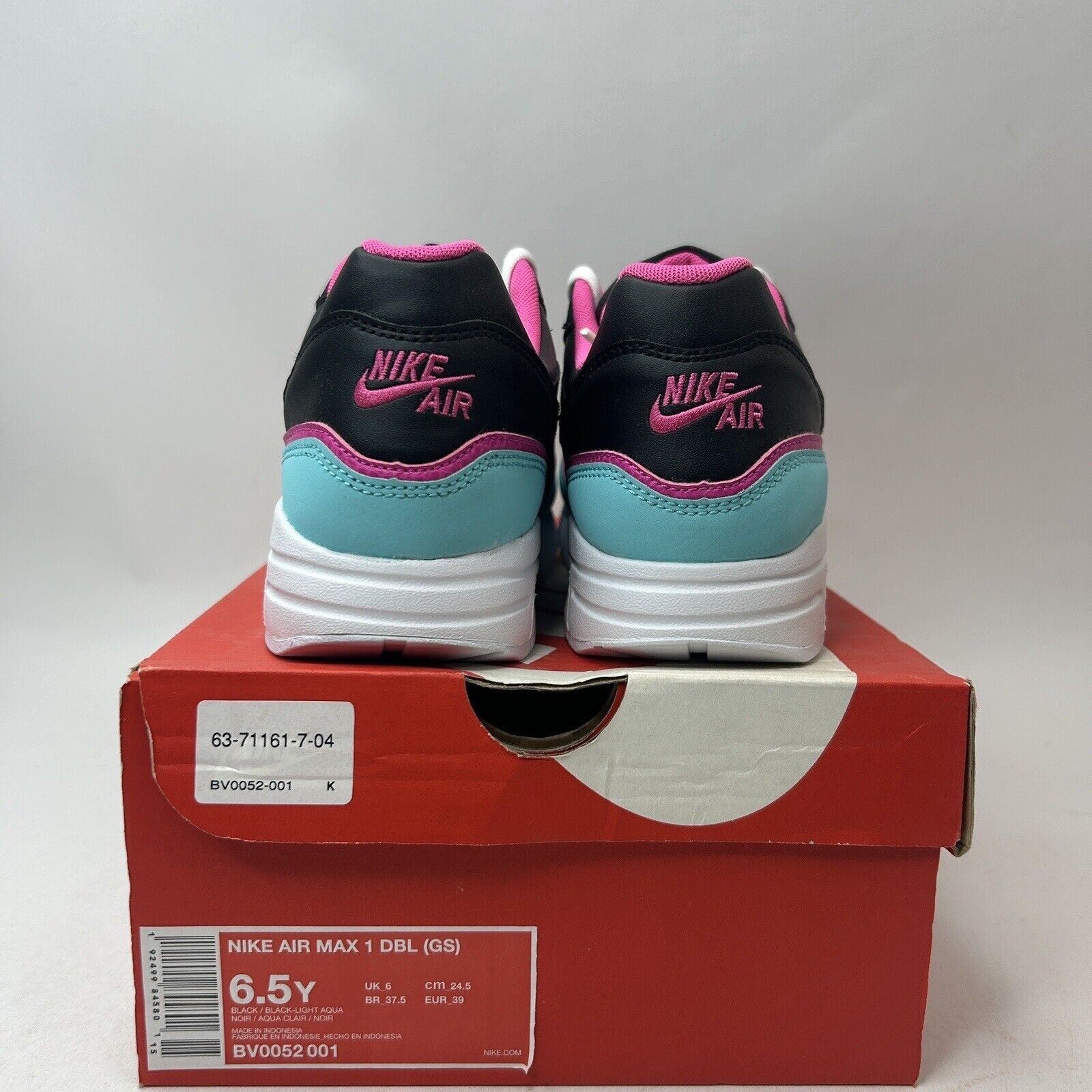 Nike Nike Air Max 1 GS Double Layered “South Beach” 2023 Size US 8 / IT 38 - 4 Thumbnail