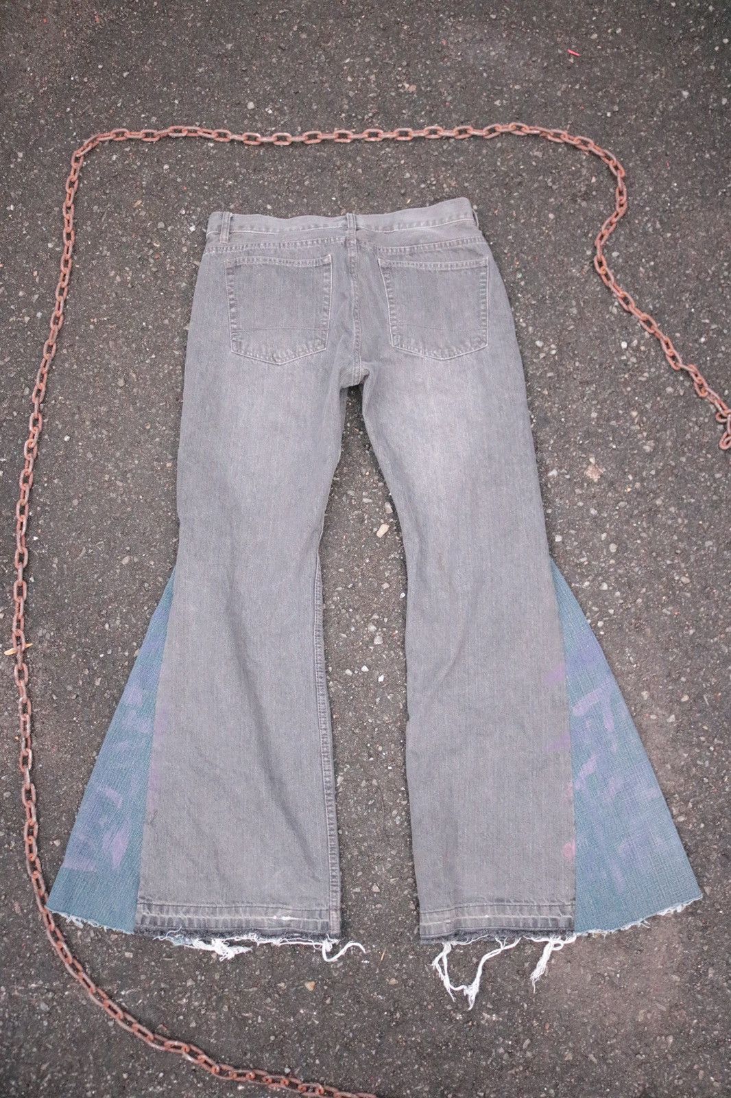 Other BAGGY FLARED UPCYCLED DENIM Size US 36 / EU 52 - 2 Thumbnail
