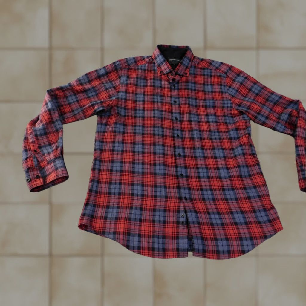 Rodd & Gunn Rodd & Gunn Shirt L Red Plaid Button-Up Long Sleeve Knit Cotton Regular Mens Modern Sports Western Size US L / EU 52-54 / 3 - 1 Thumbnail