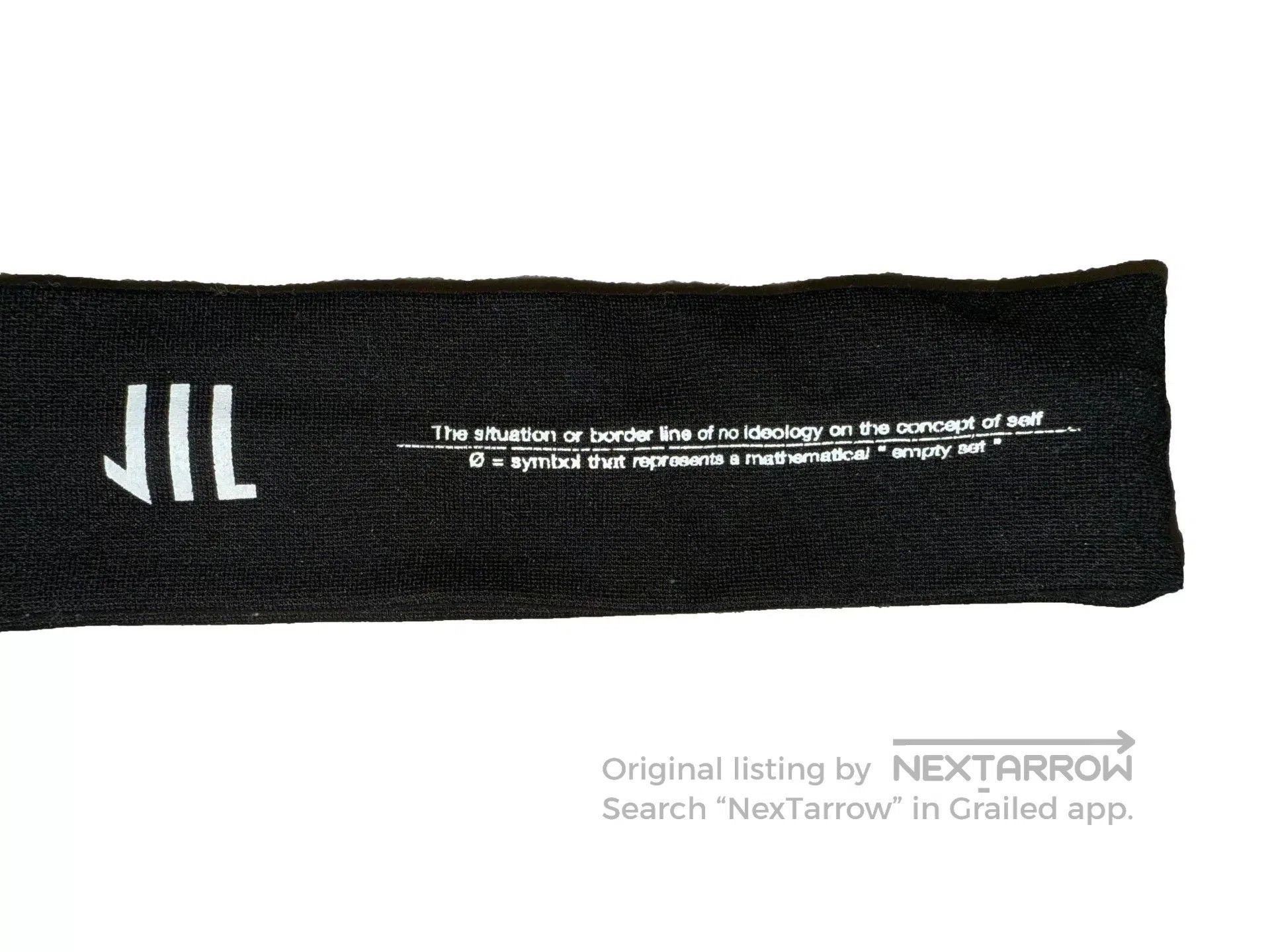 Julius NILOS BY JULIUS_7 Black Headband. Size ONE SIZE - 3 Thumbnail