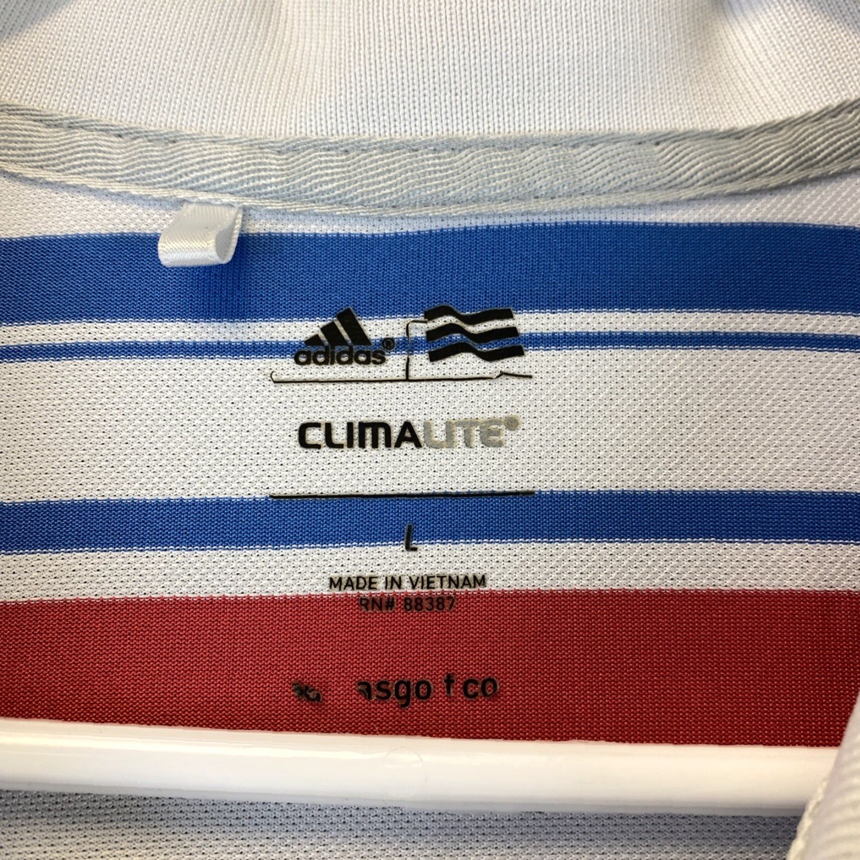 Adidas VINTAGE Adidas Golf Polo Shirt L Men Short Sleeve Striped Climalite 90s Golf/Beach Mens Size US L / EU 52-54 / 3 - 4 Thumbnail