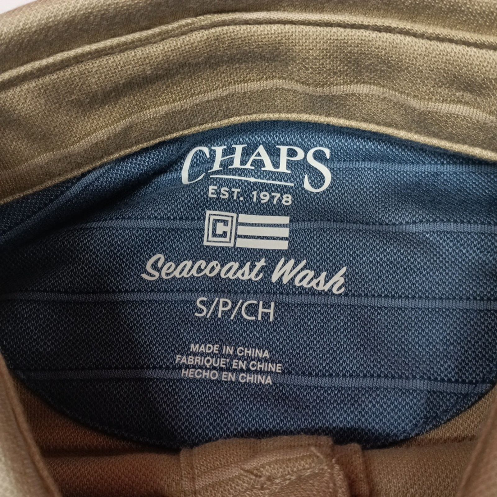 Chaps Chaps Milton Polo Shirt Men's S Desert Khaki Seacoast Wash Size US S / EU 44-46 / 1 - 3 Thumbnail