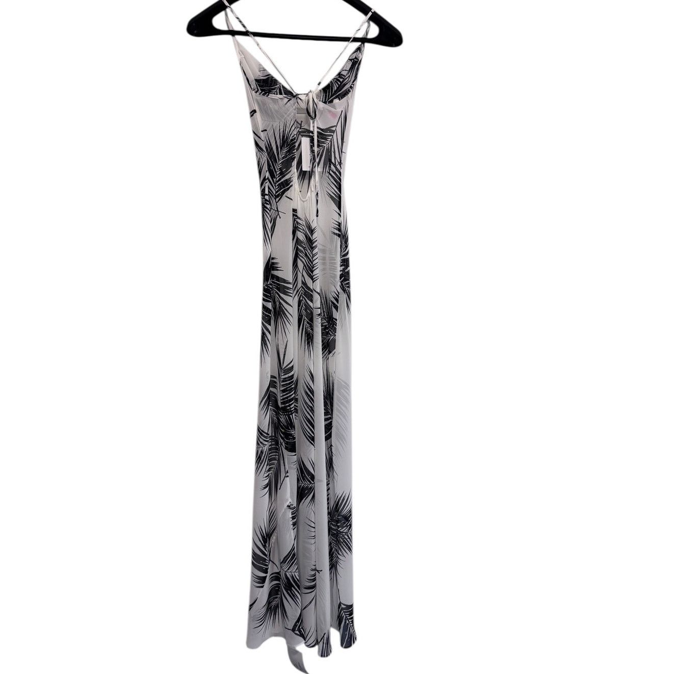 Other NEW BNWT Lily Heu Backless Semi-Sheer Cowl Maxi Dress Small Size S / US 4 / IT 40 - 3 Thumbnail
