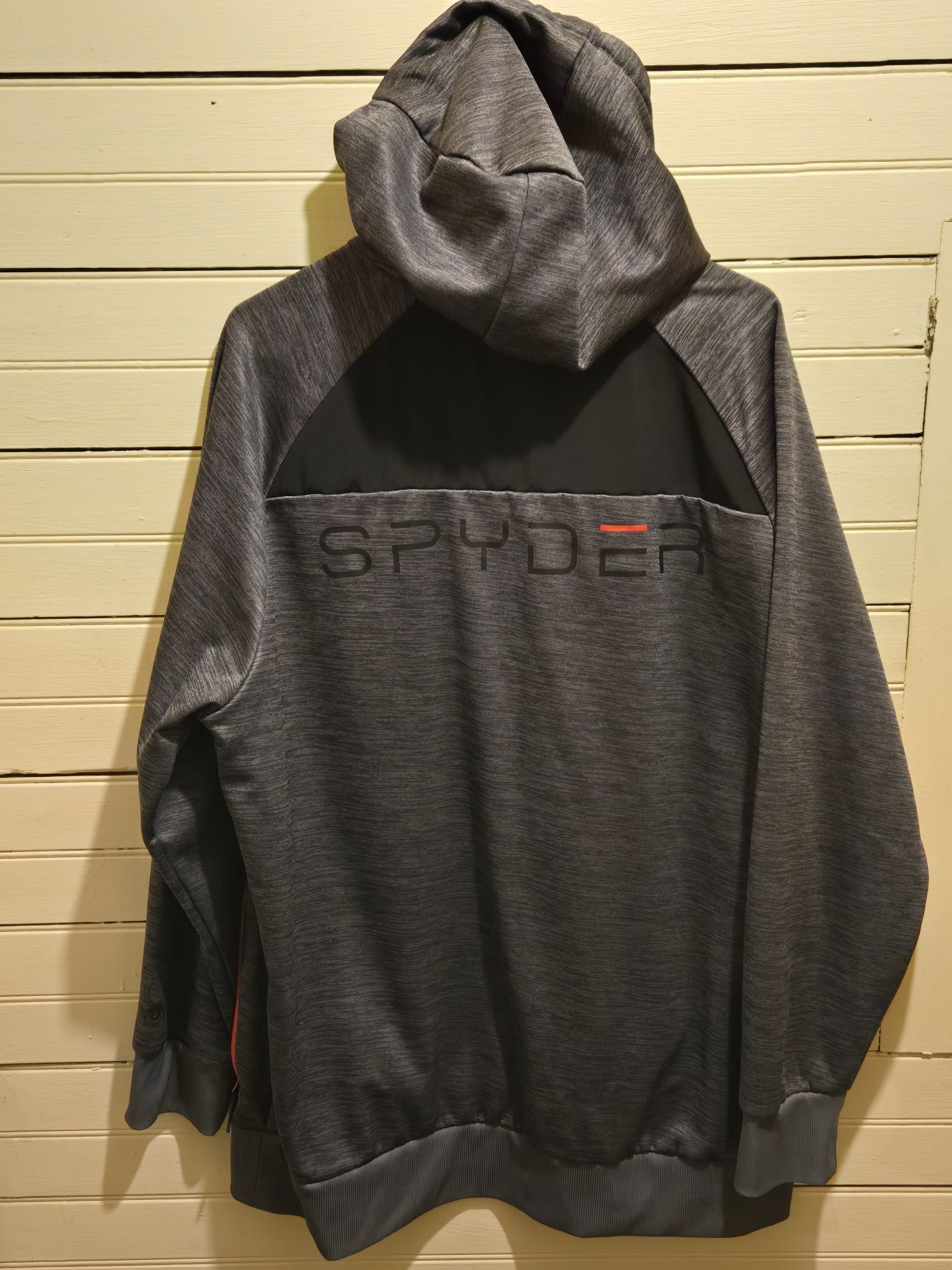 Spyder Spyder Mens XL Hoodie Pullover Gray Active Drawstring Size US XL / EU 56 / 4 - 2 Thumbnail
