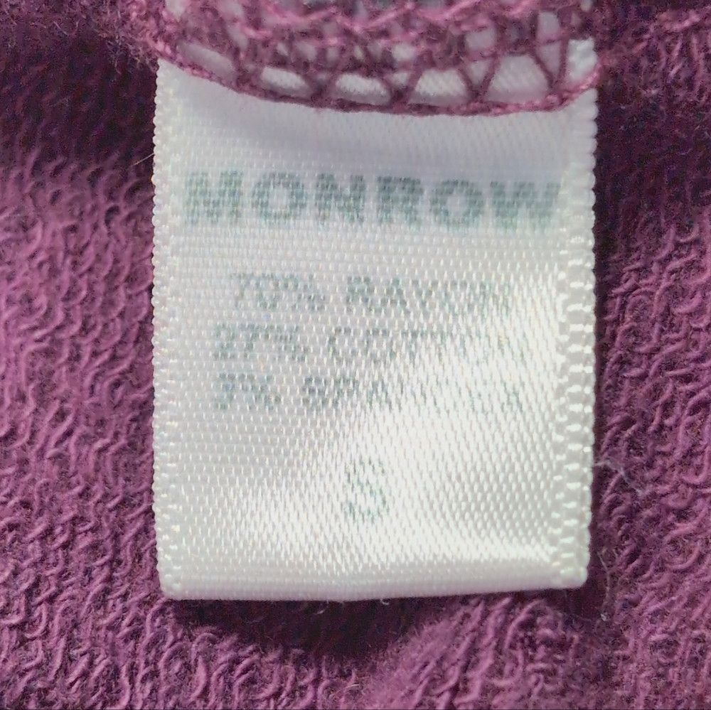 MONROW Monrow Deep Purple Sz S Knit Sweater Top Size S / US 4 / IT 40 - 5 Thumbnail