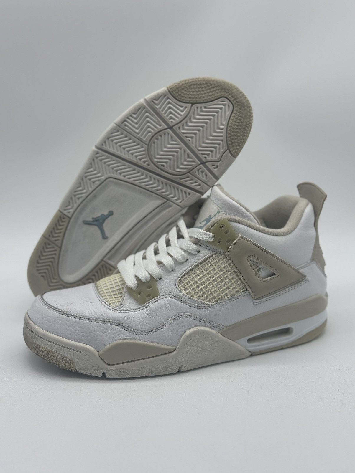 Shoe Linen Jordan 4s Nike Air Jordan Retro Linen GS 487724-118
