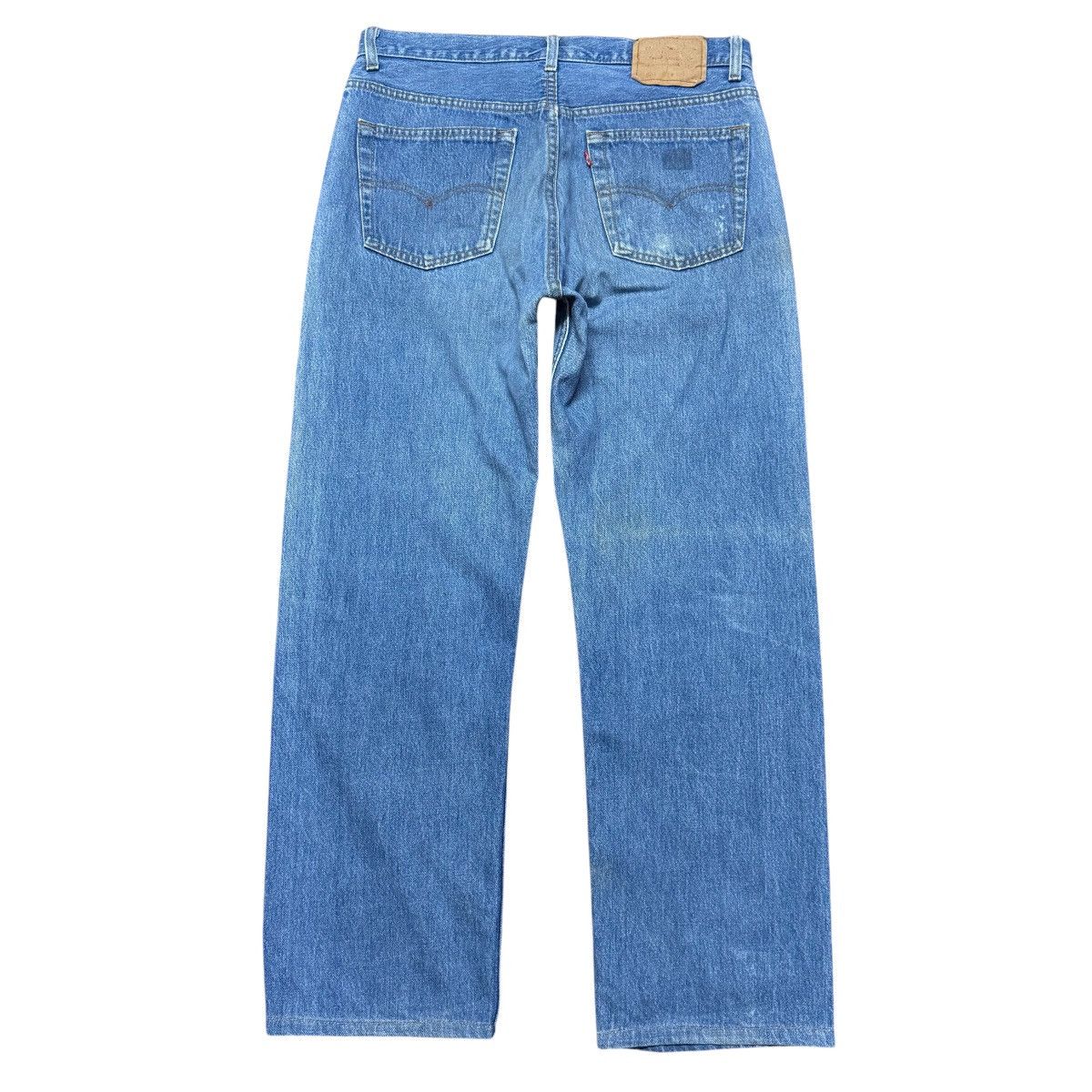 Levi's Vintage 90s Levis 501 Light Wash Jeans Size US 33 - 2 Thumbnail