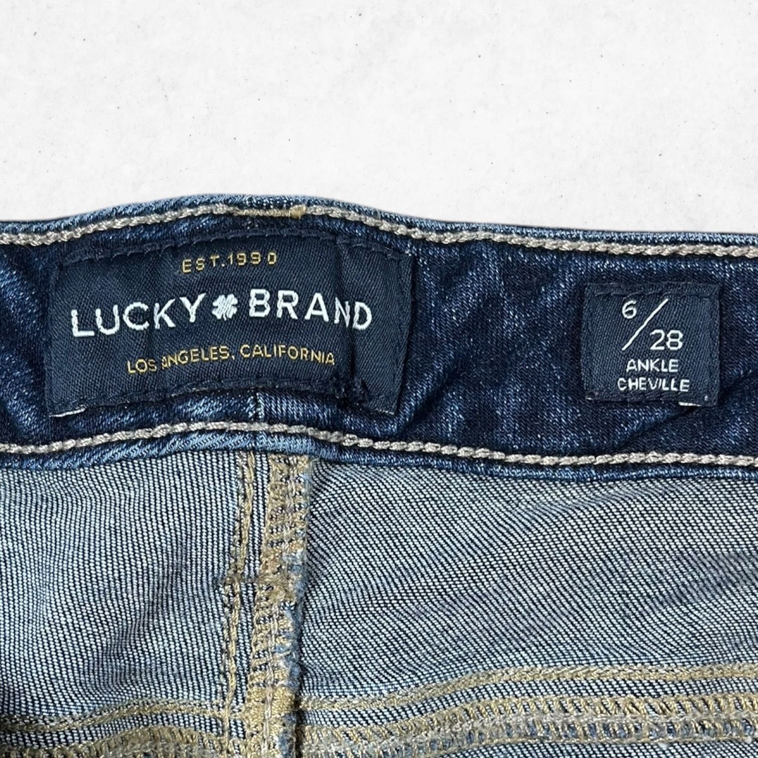 Lucky Brand Lucky Brand Lolita Skinny Womens 6/28 Ankle Cheville Stretch Size 28" / US 6 / IT 42 - 3 Thumbnail