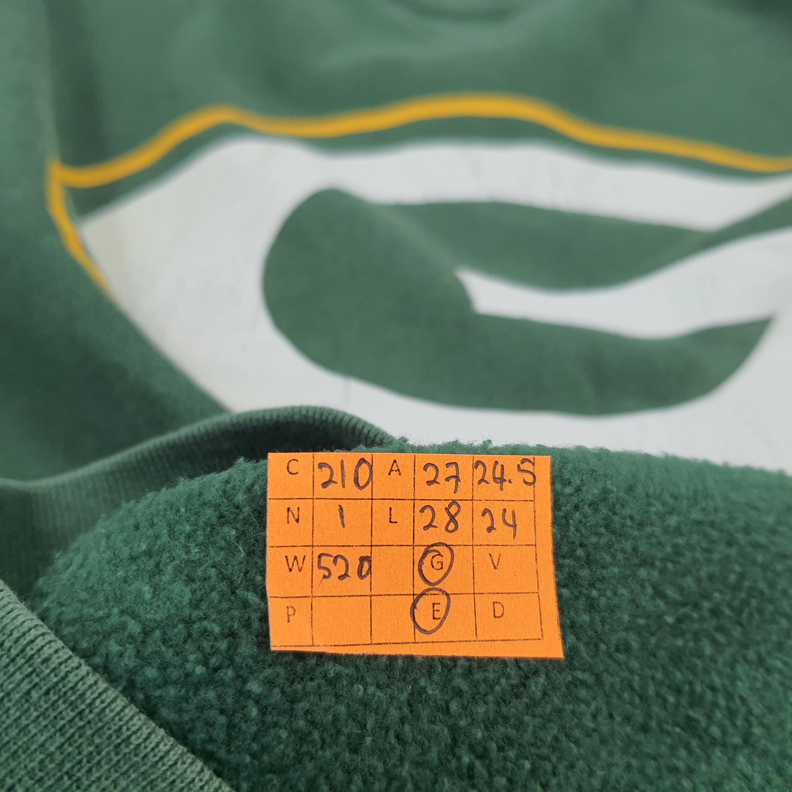 NFL × Reebok × Vintage Vintage Reebok NFL Green Bay Packers Sports Sweatshirt Size US XXL / EU 58 / 5 - 7 Thumbnail